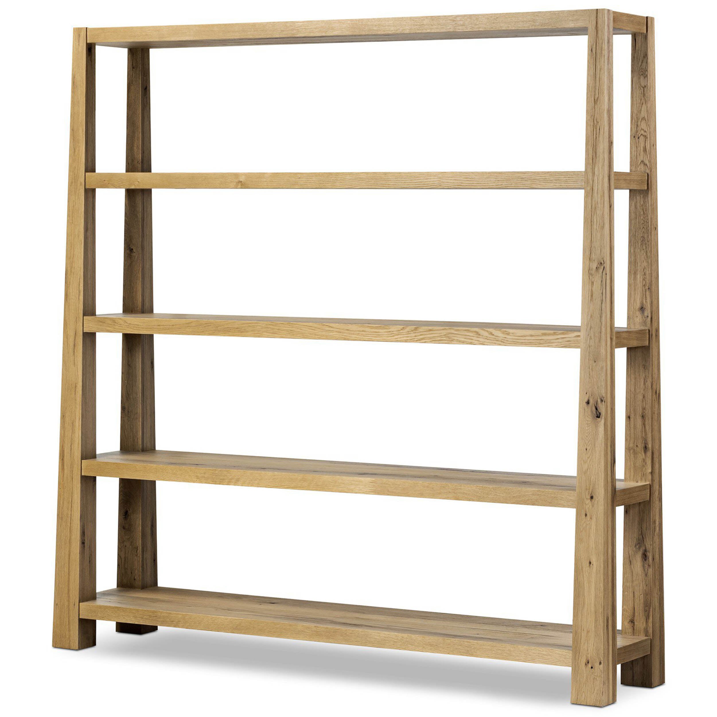 Boris Bookcase, Aged Natural Oak