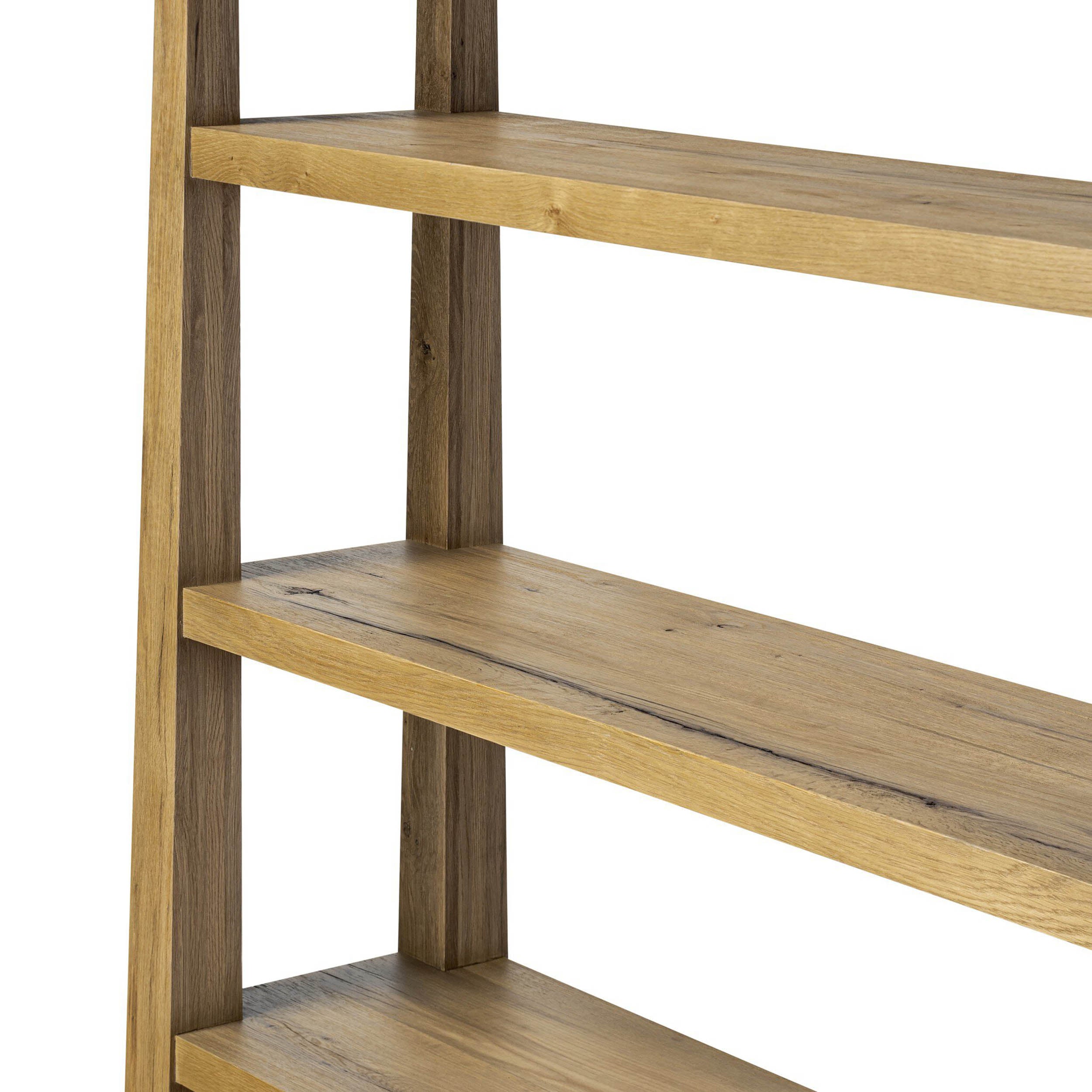 Boris Bookcase, Aged Natural Oak