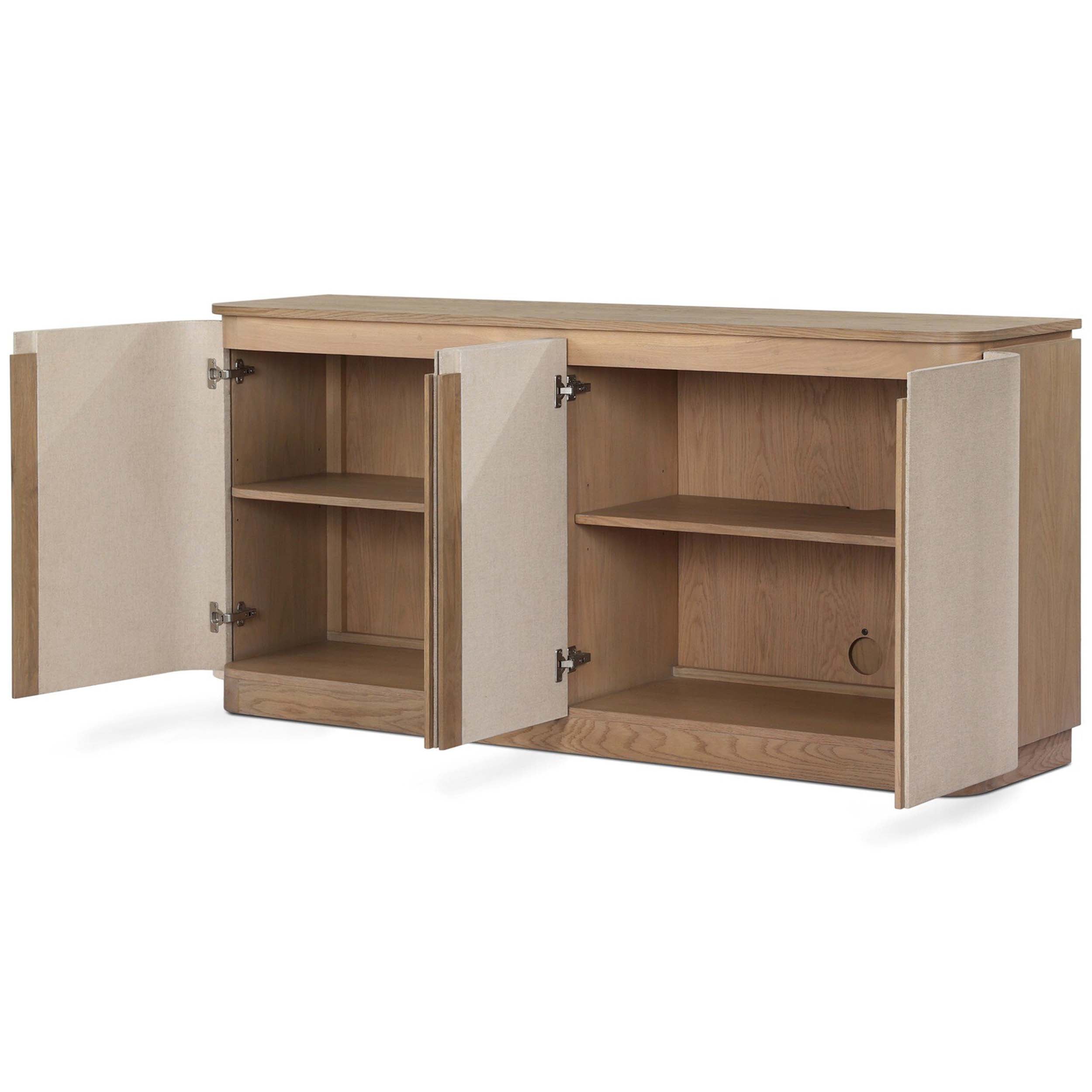 Mariella Sideboard, Beige Painted Linen