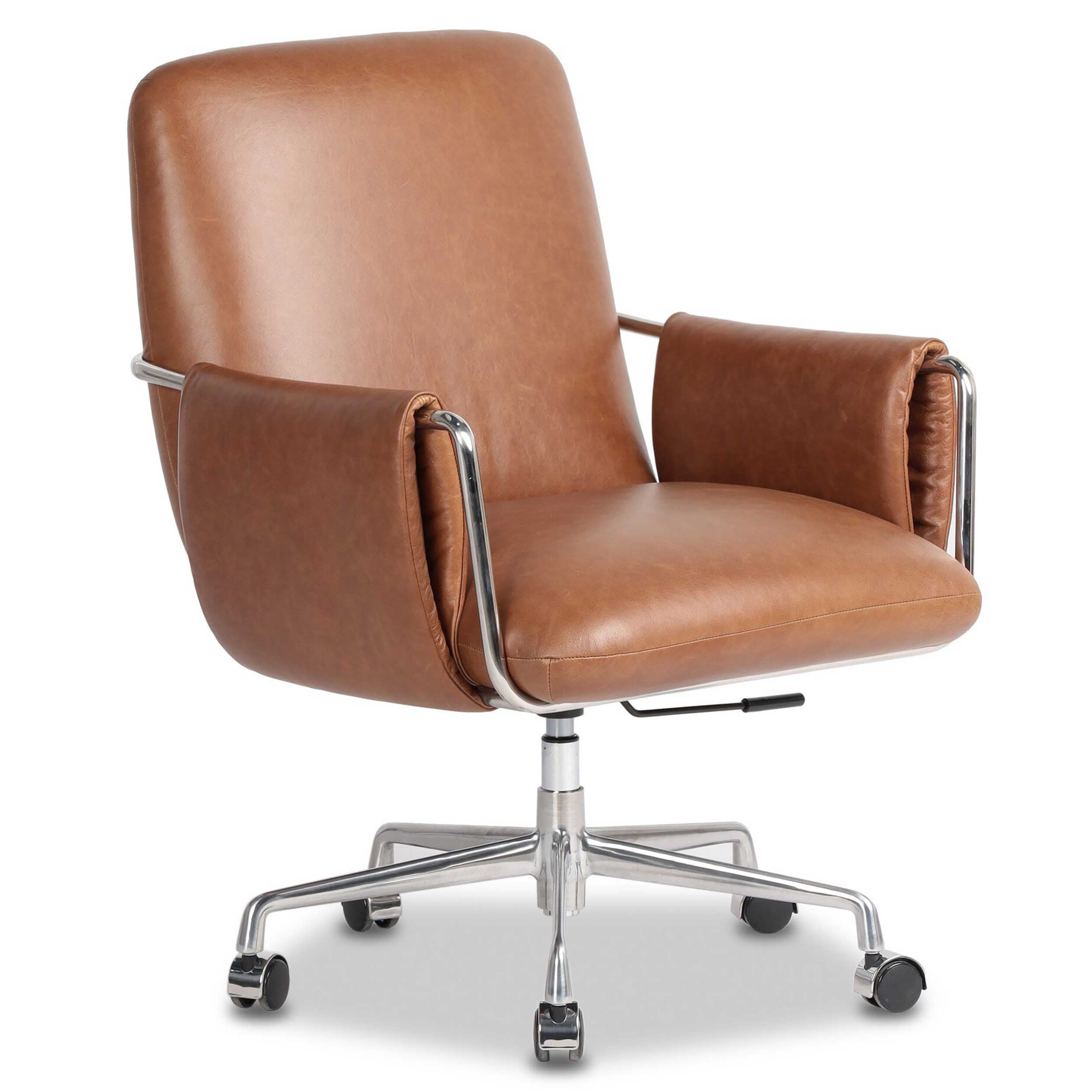 Sherman Lowback Desk Chair, Sonoma Chestnut