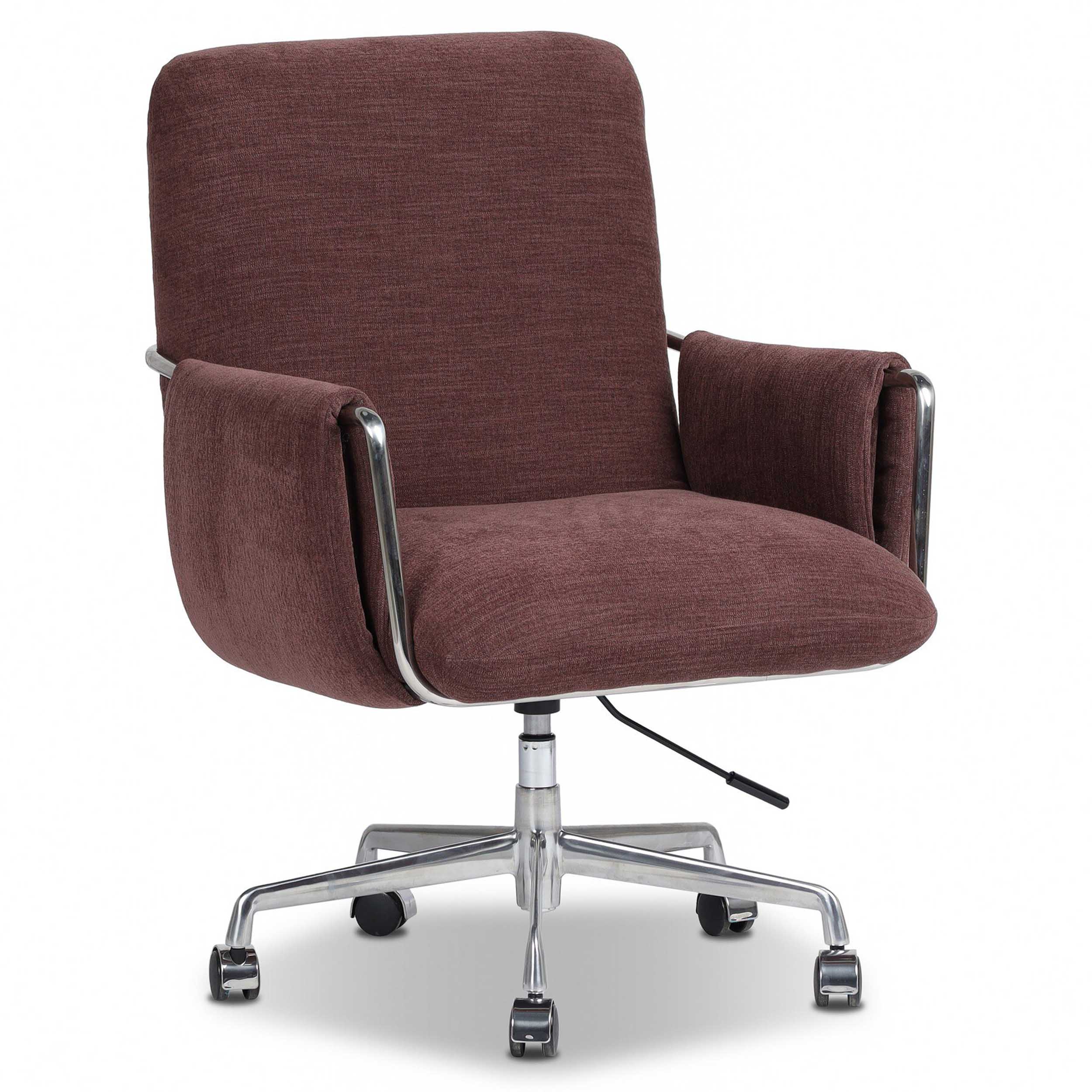 Sherman Lowback Desk Chair, Laughlin Plum