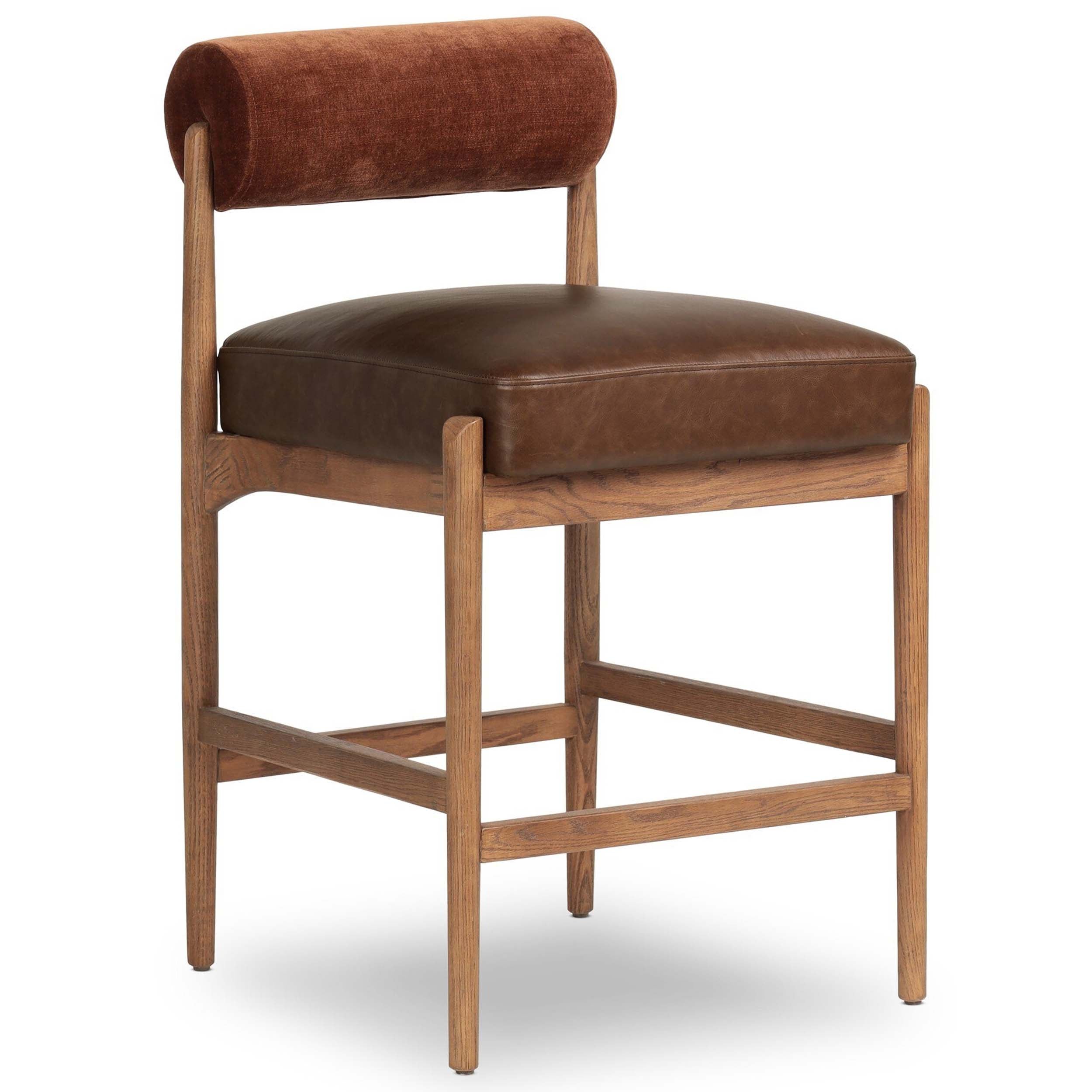 Jazelle Bar + Counter Stool, Havana Brown, Altair Sienna