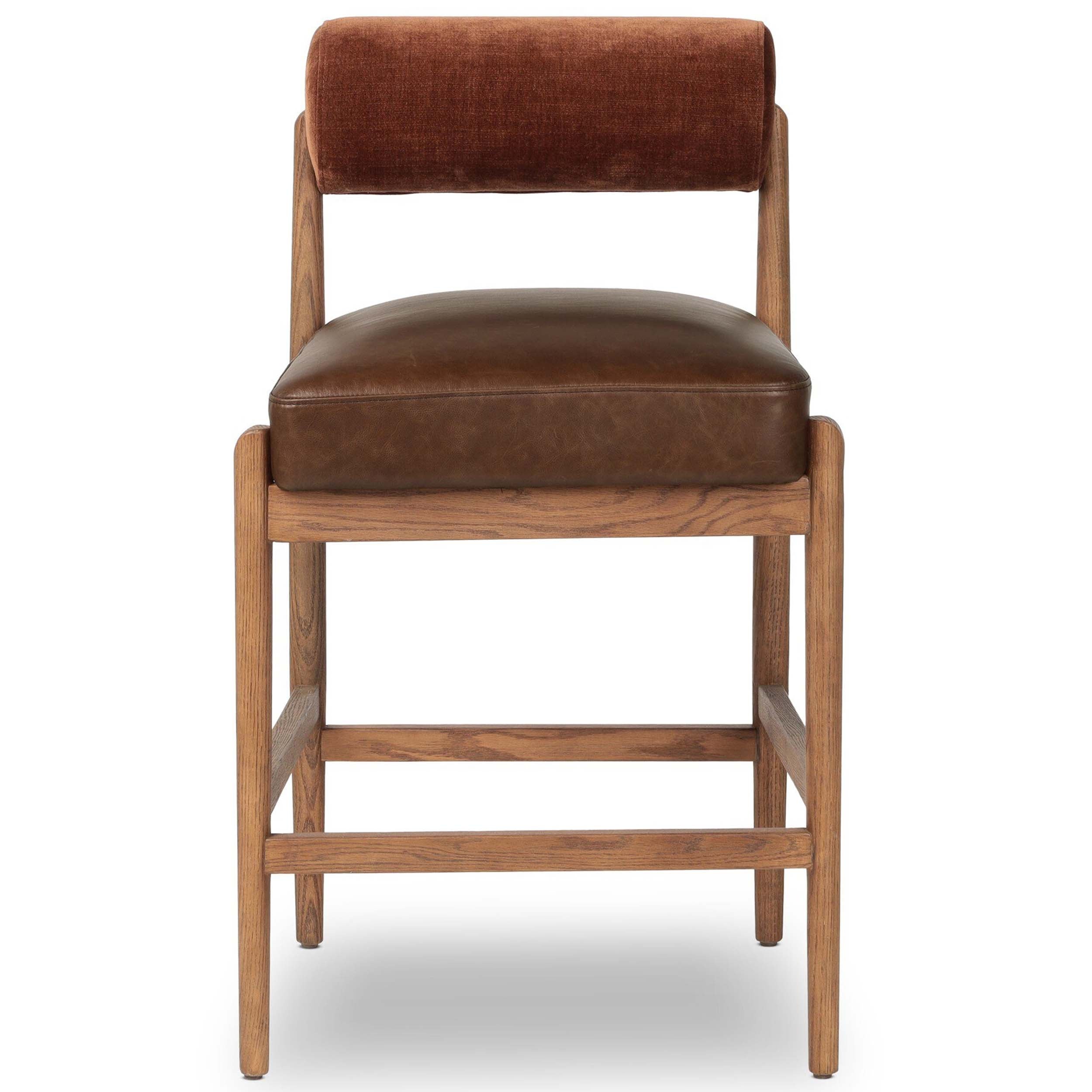 Jazelle Bar + Counter Stool, Havana Brown, Altair Sienna