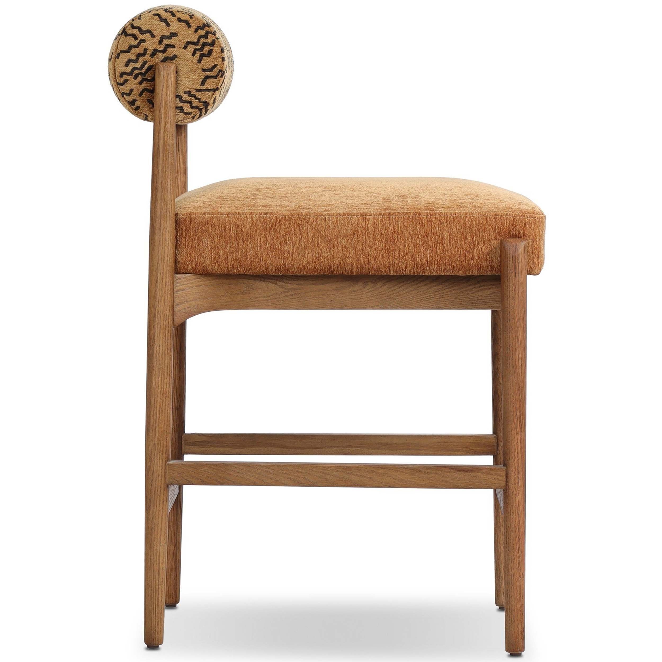Jazelle Bar + Counter Stool, Dharma Ochre
