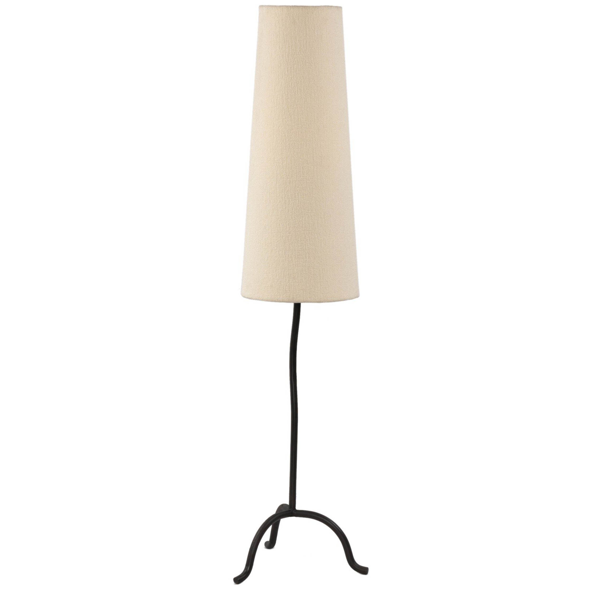 Selby Floor Lamp, Black Wrought Iron