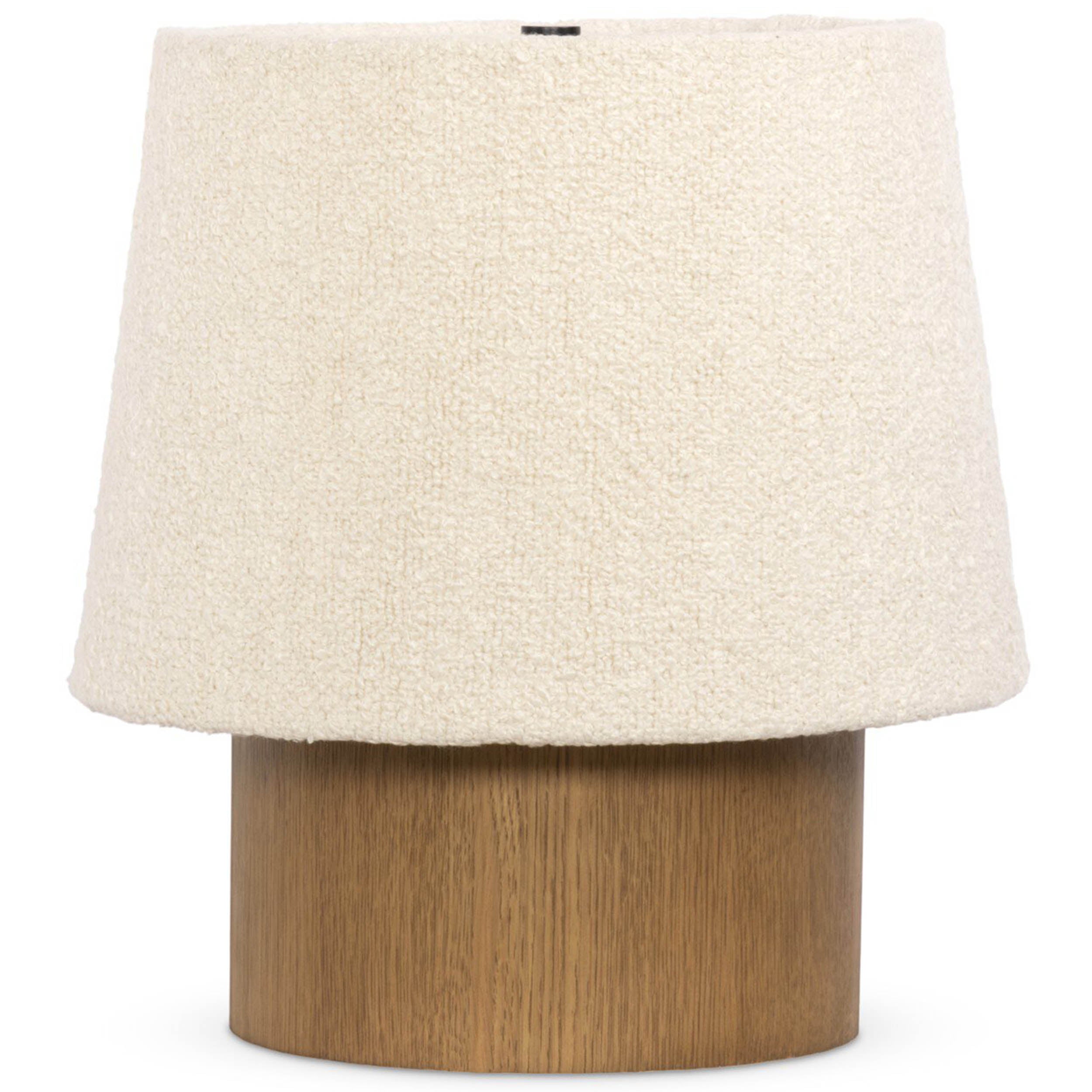Kenoa Table Lamp, Light Smoked Oak Veneer