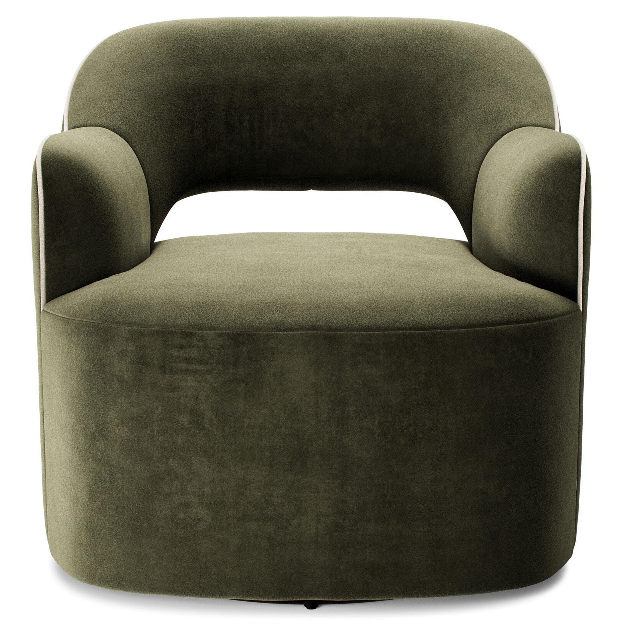 Blythe Swivel Chair, Surrey Olive