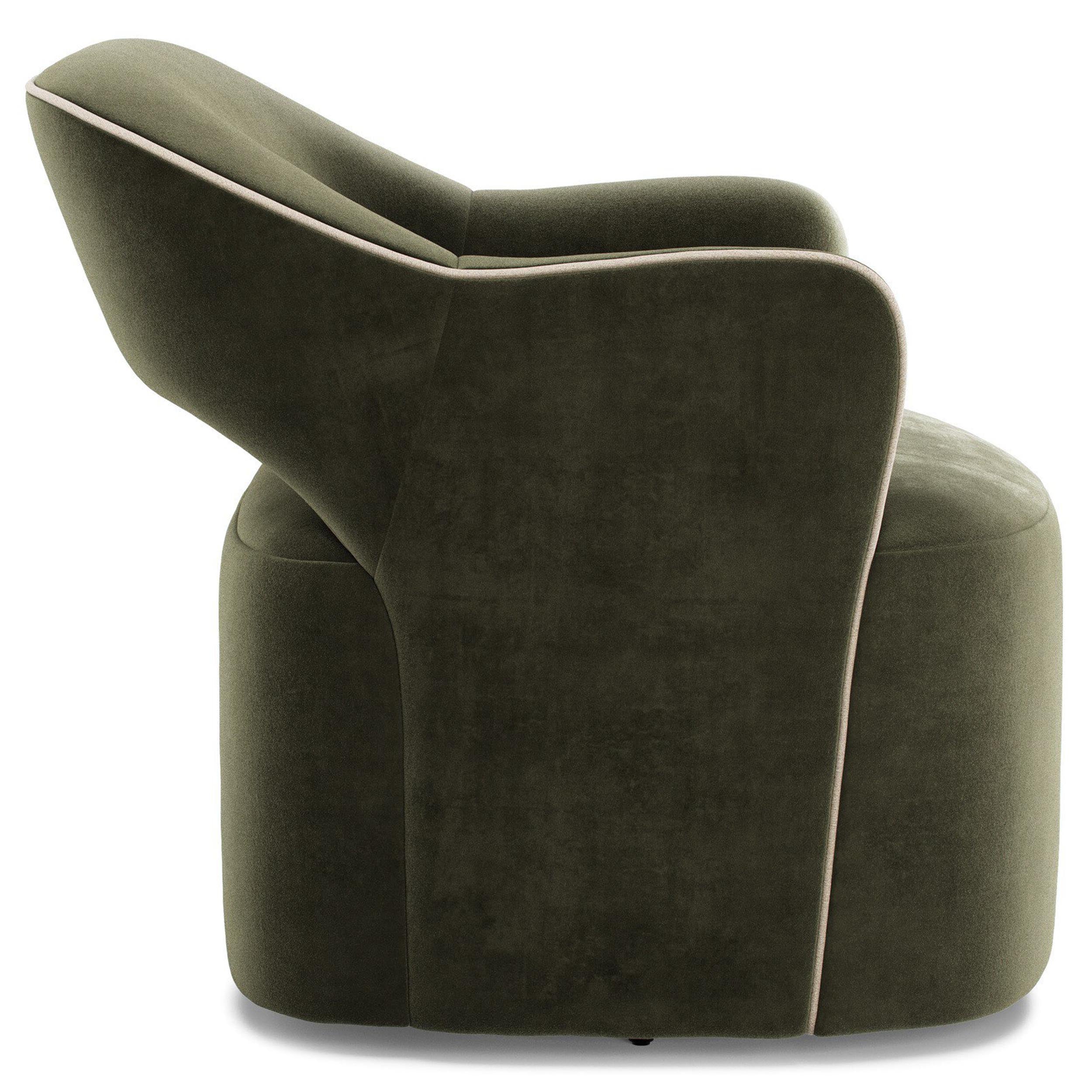 Blythe Swivel Chair, Surrey Olive