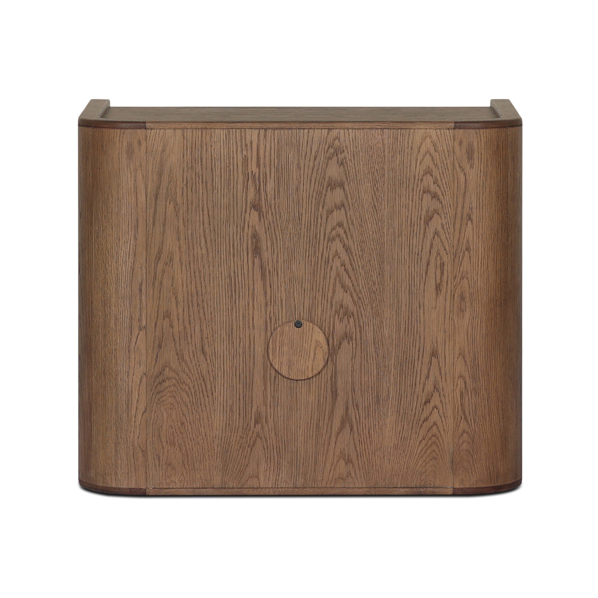 Kiran Nightstand, Amber Oak Veneer