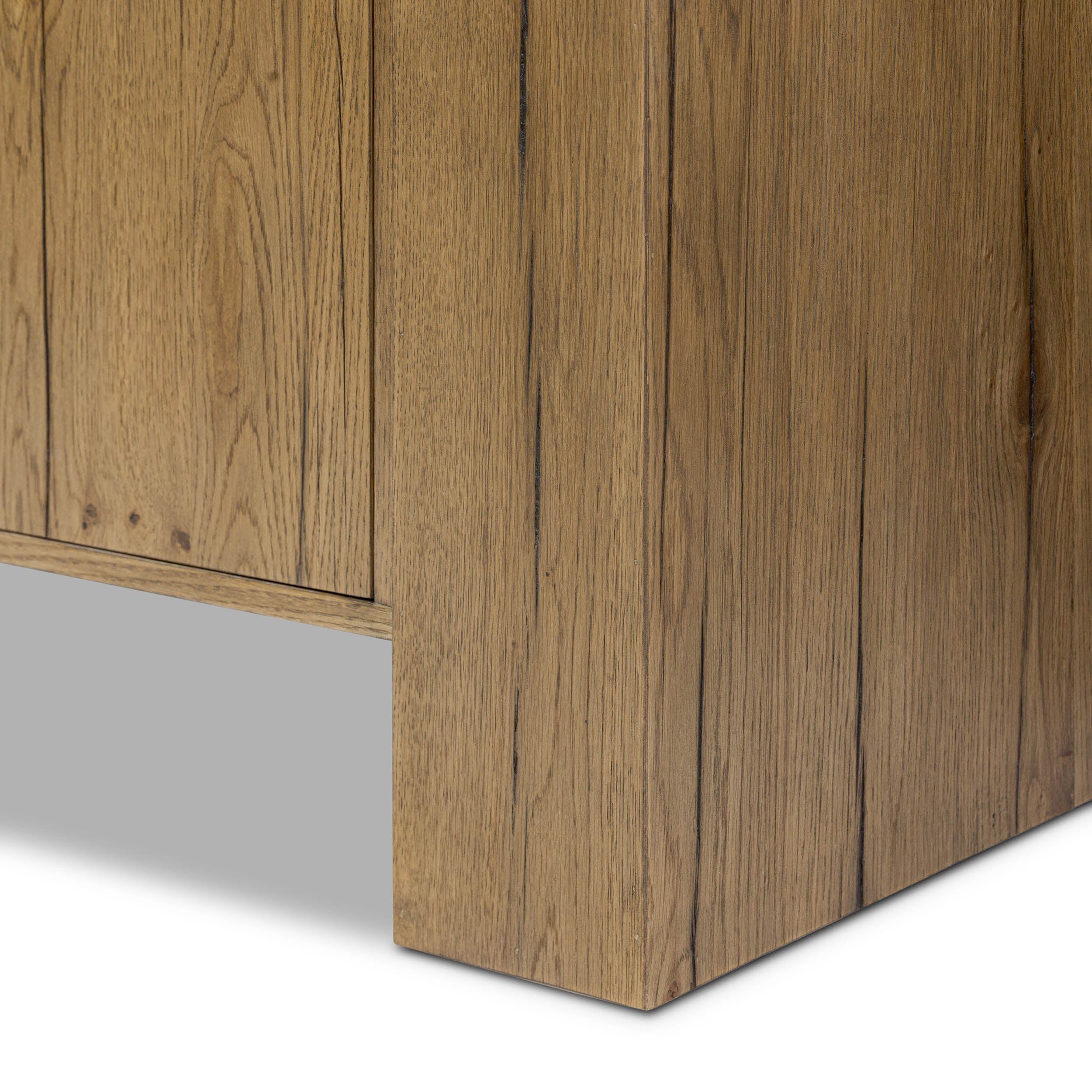 Fisher Bookcase, Rustic Amber Oak Veneer