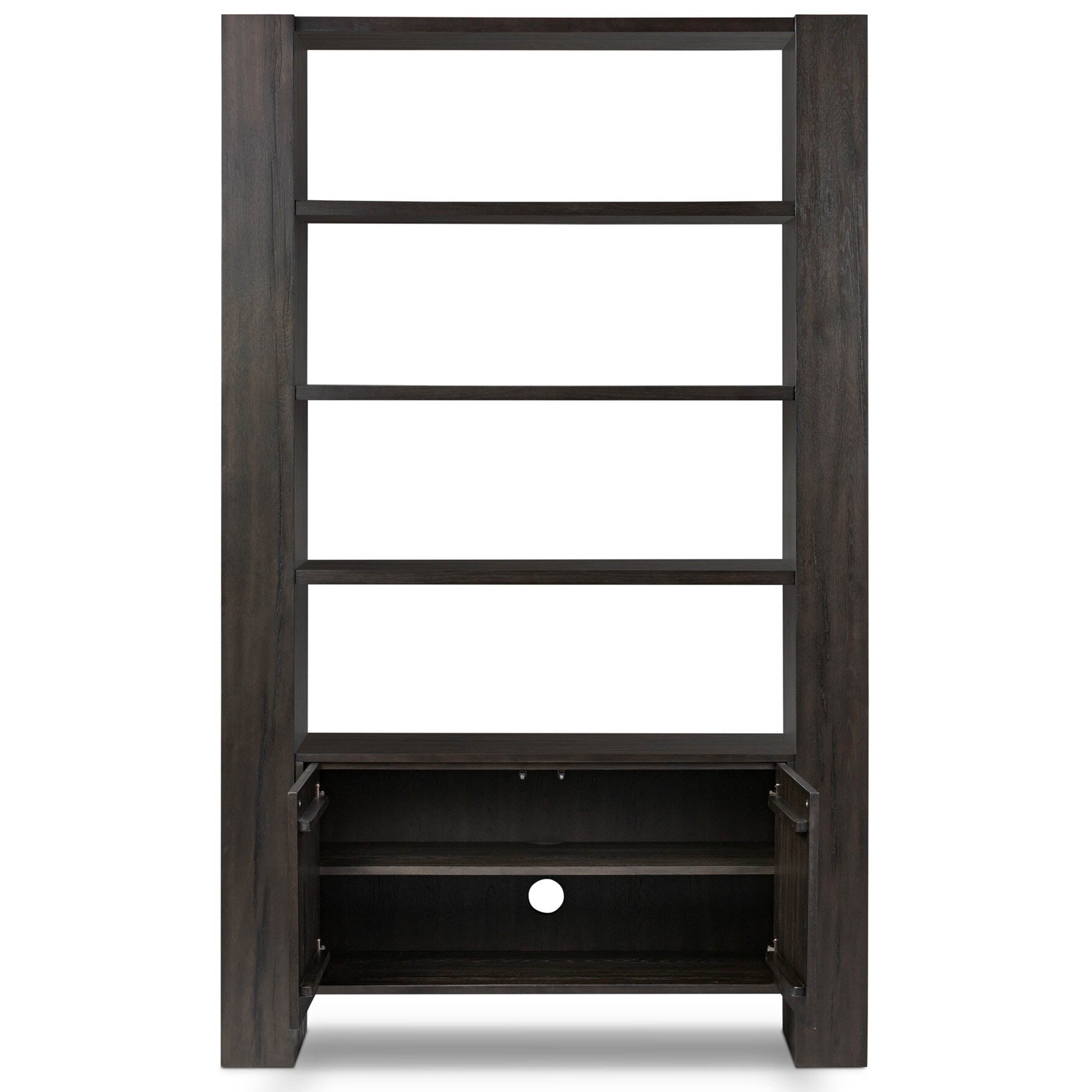 Fisher Bookcase, Smoked Black Veneer
