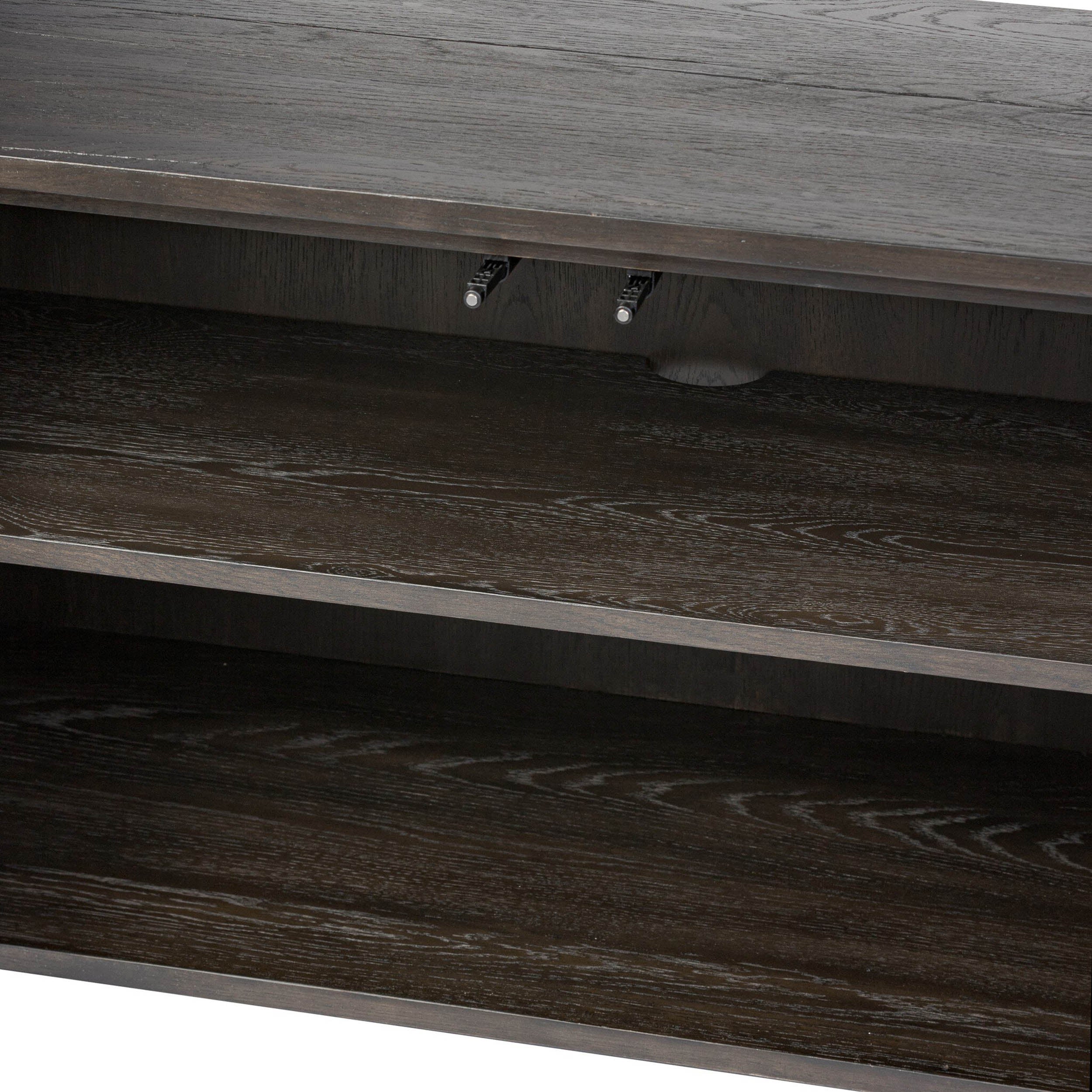 Fisher Bookcase, Smoked Black Veneer