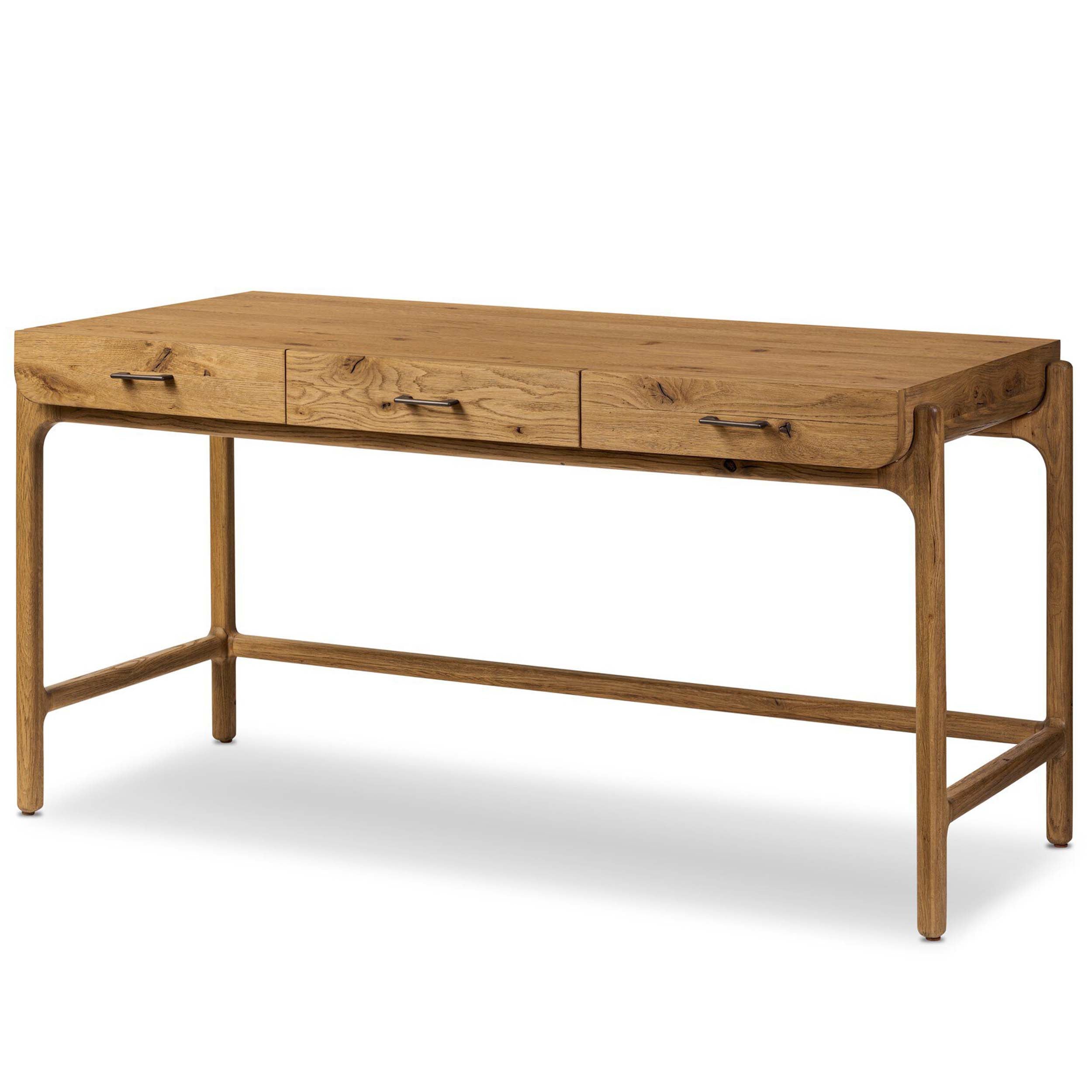 Bloomfield Desk, Resawn Worn Oak