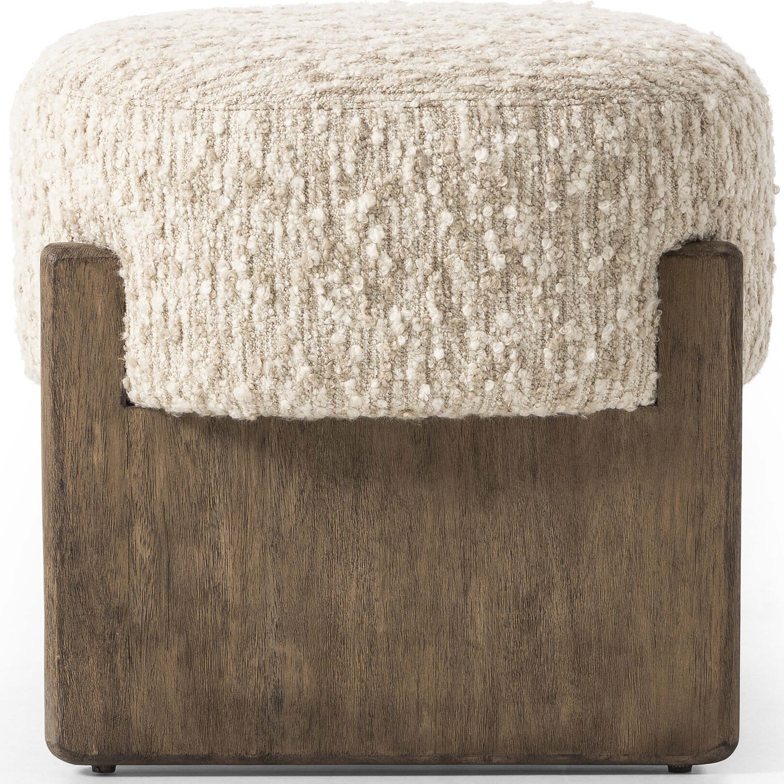 Kirby Accent Stool, Solema Cream