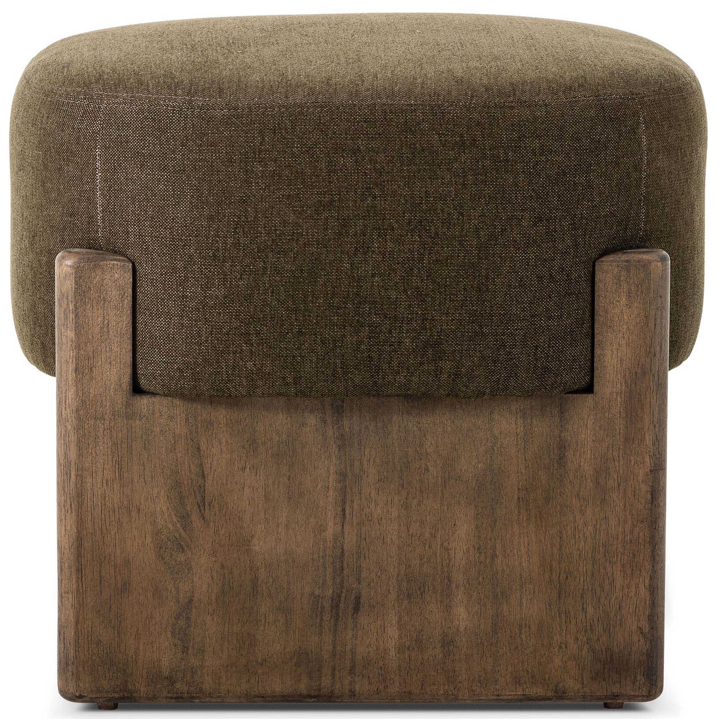 Kirby Accent Stool, Sutton Olive