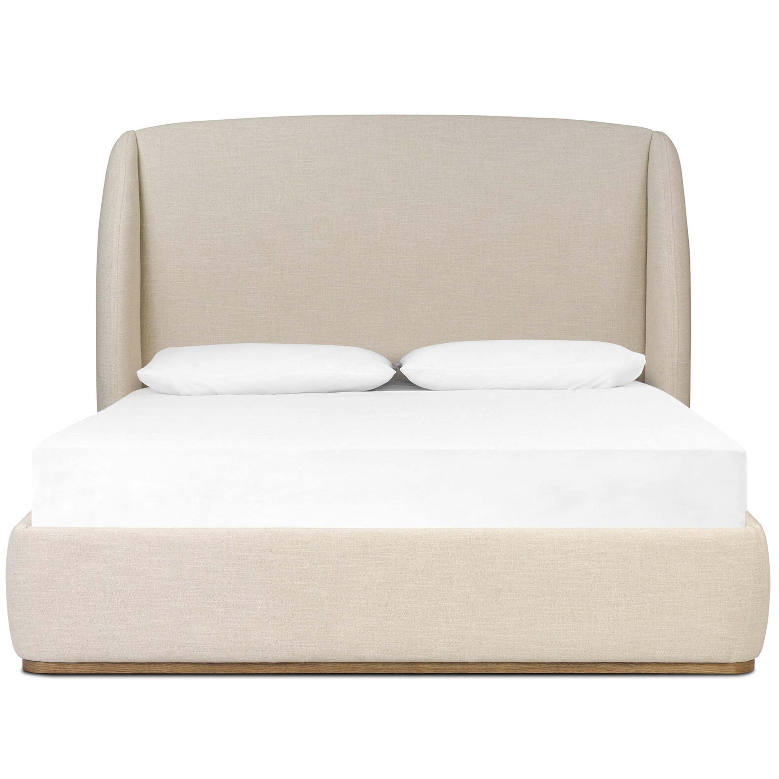 Maeve Bed, Cambric Ivory, Upholstered Bed