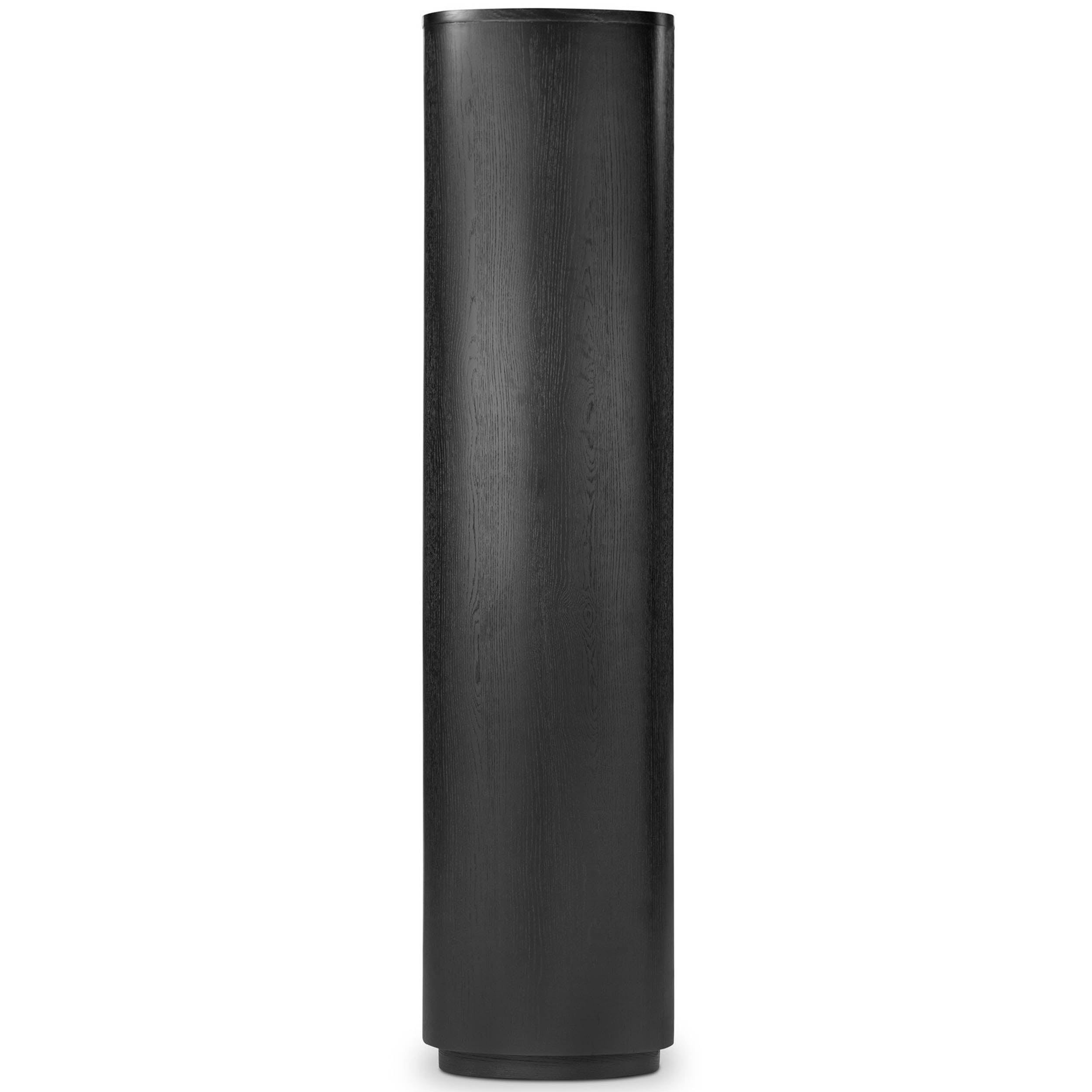 Pilar Bookcase, Charcoal Oak Veneer