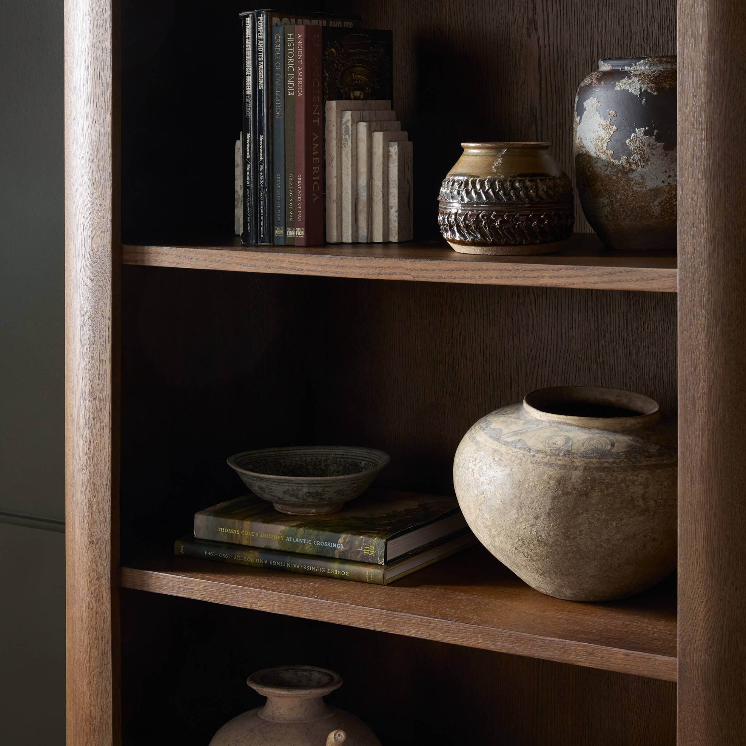 Pilar Bookcase, Almond Oak