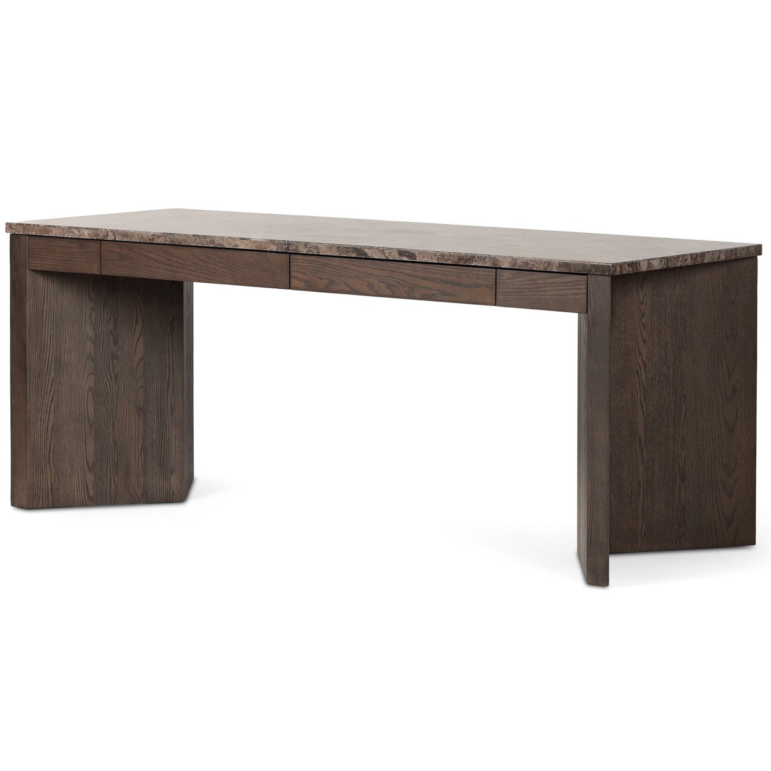 Lawson Desk, Brown Oak Veneer