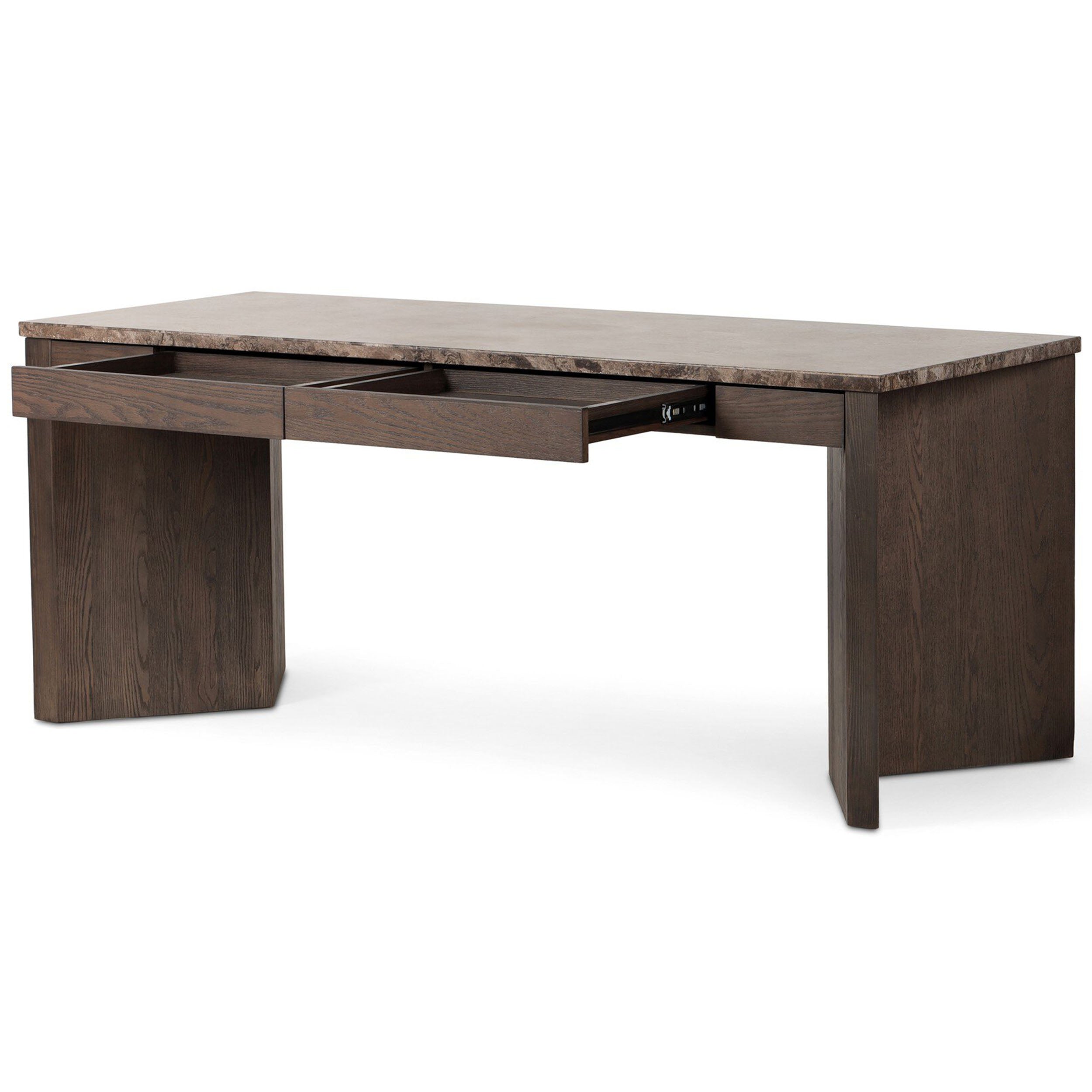 Lawson Desk, Brown Oak Veneer