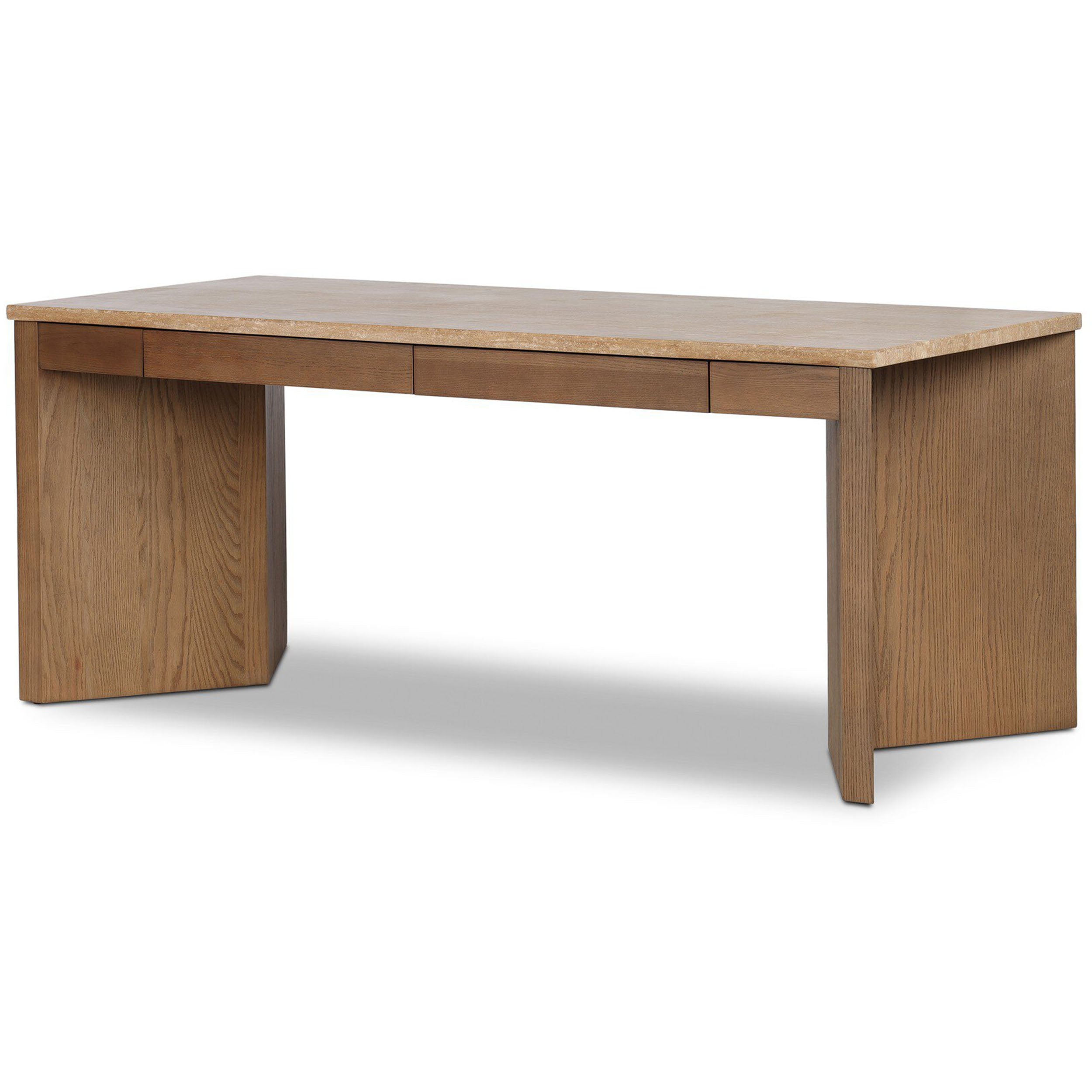 Lawson Desk, Amber Oak Thin Veneer