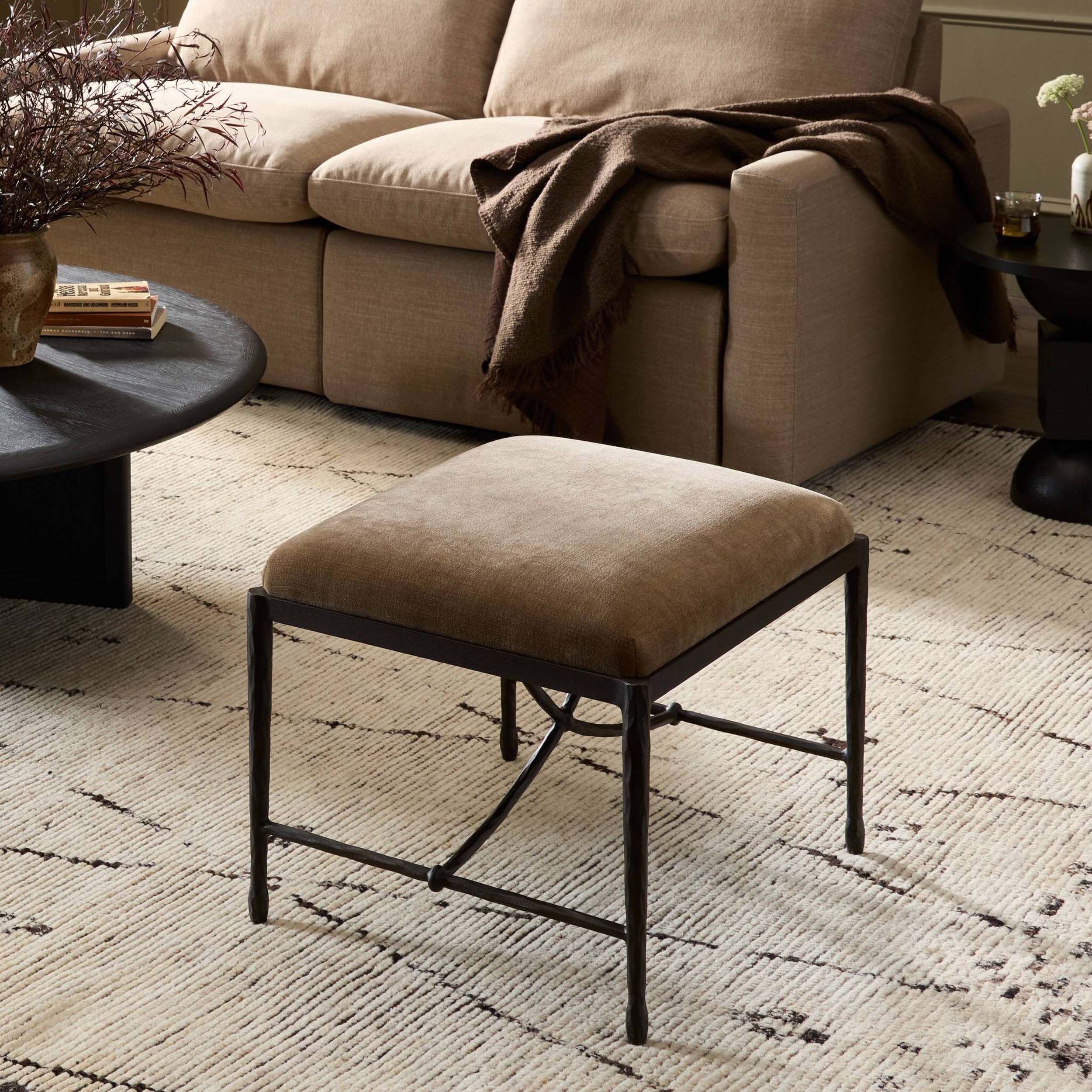 Jade Accent Stool, Altair Mushroom