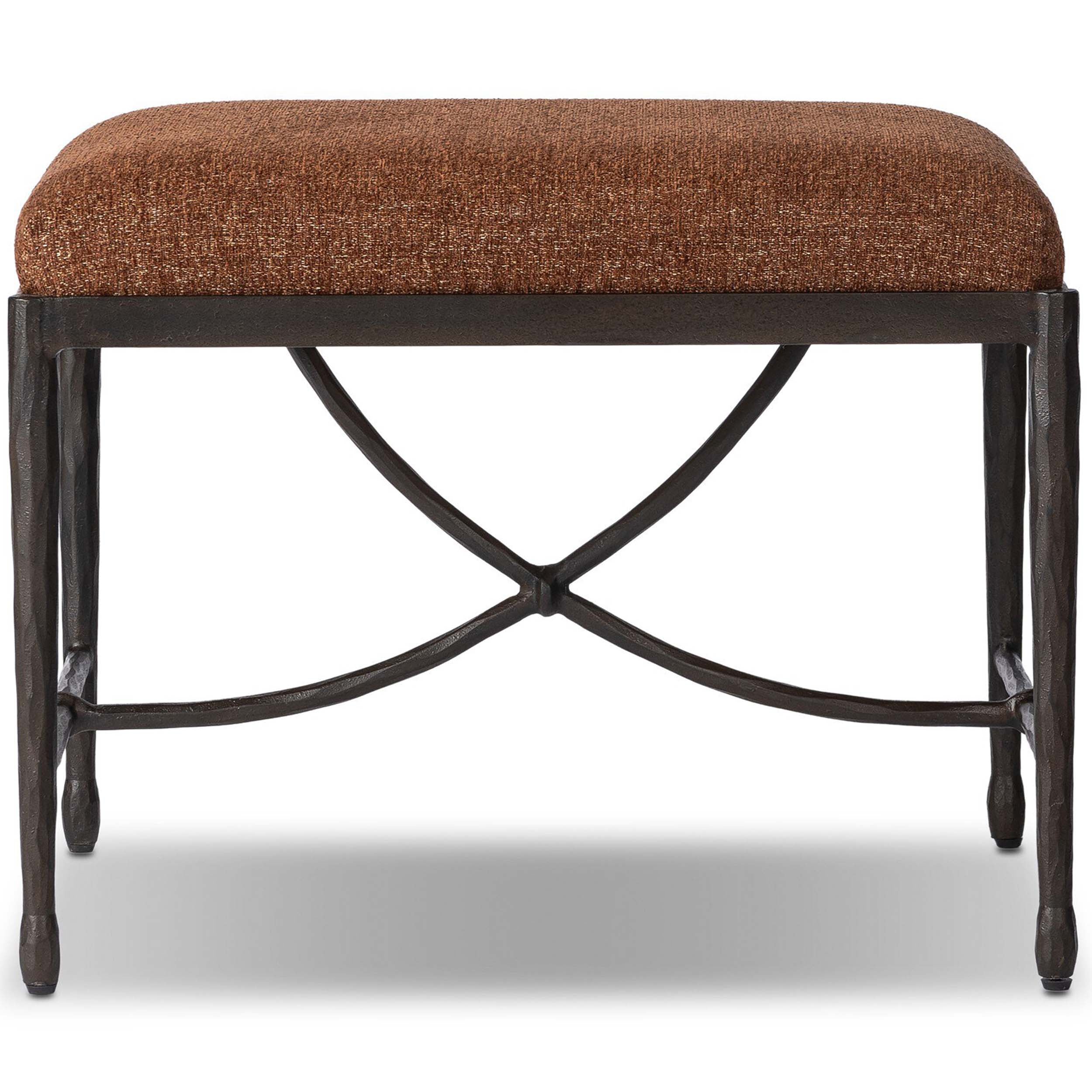 Jade Accent Stool, Crypton Wayfarer Sienna