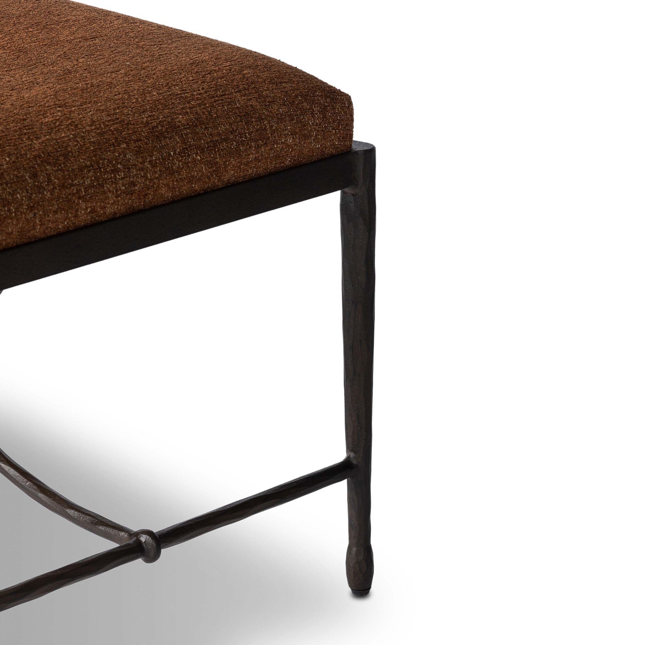 Jade Accent Stool, Crypton Wayfarer Sienna