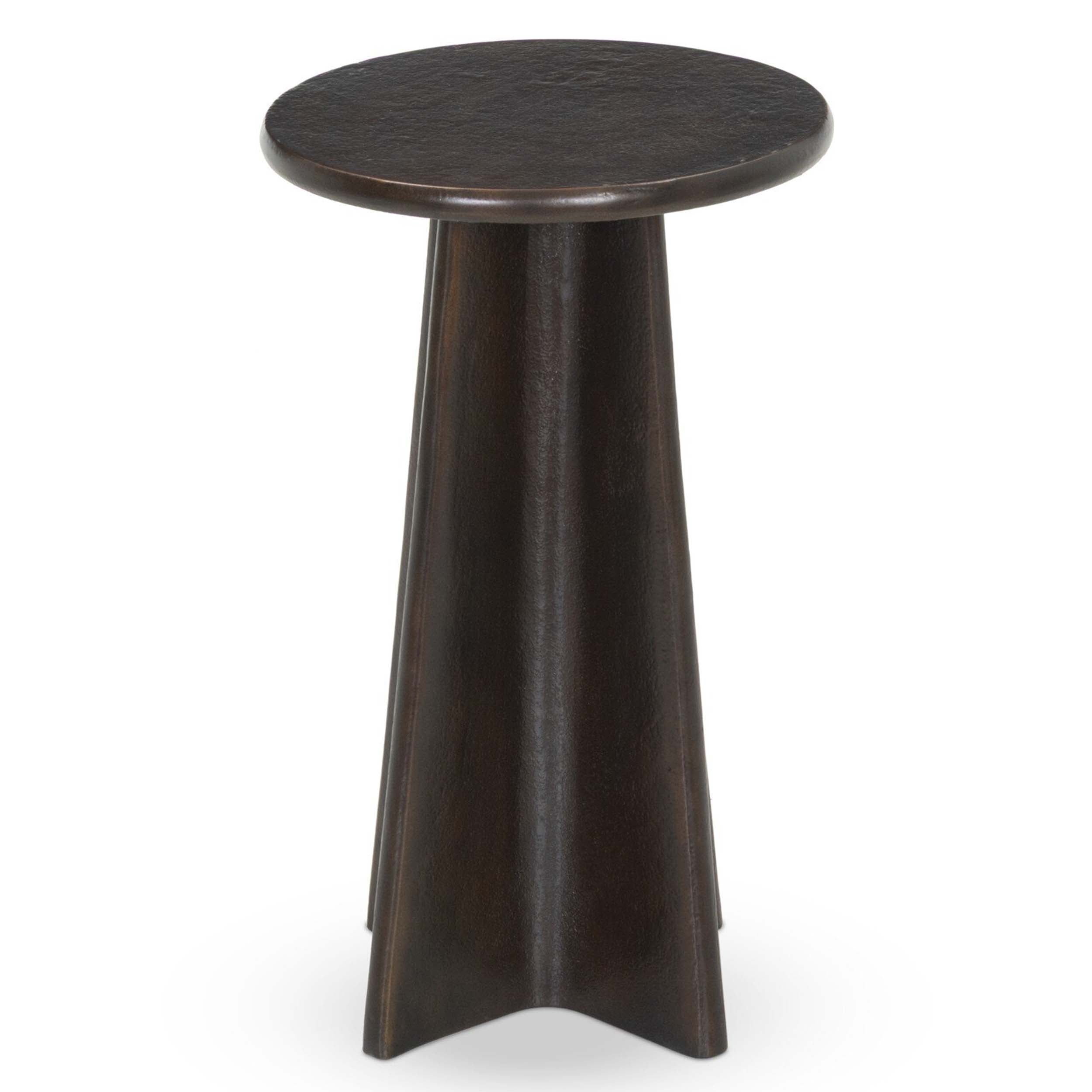 Remo End Table, Antique Rust