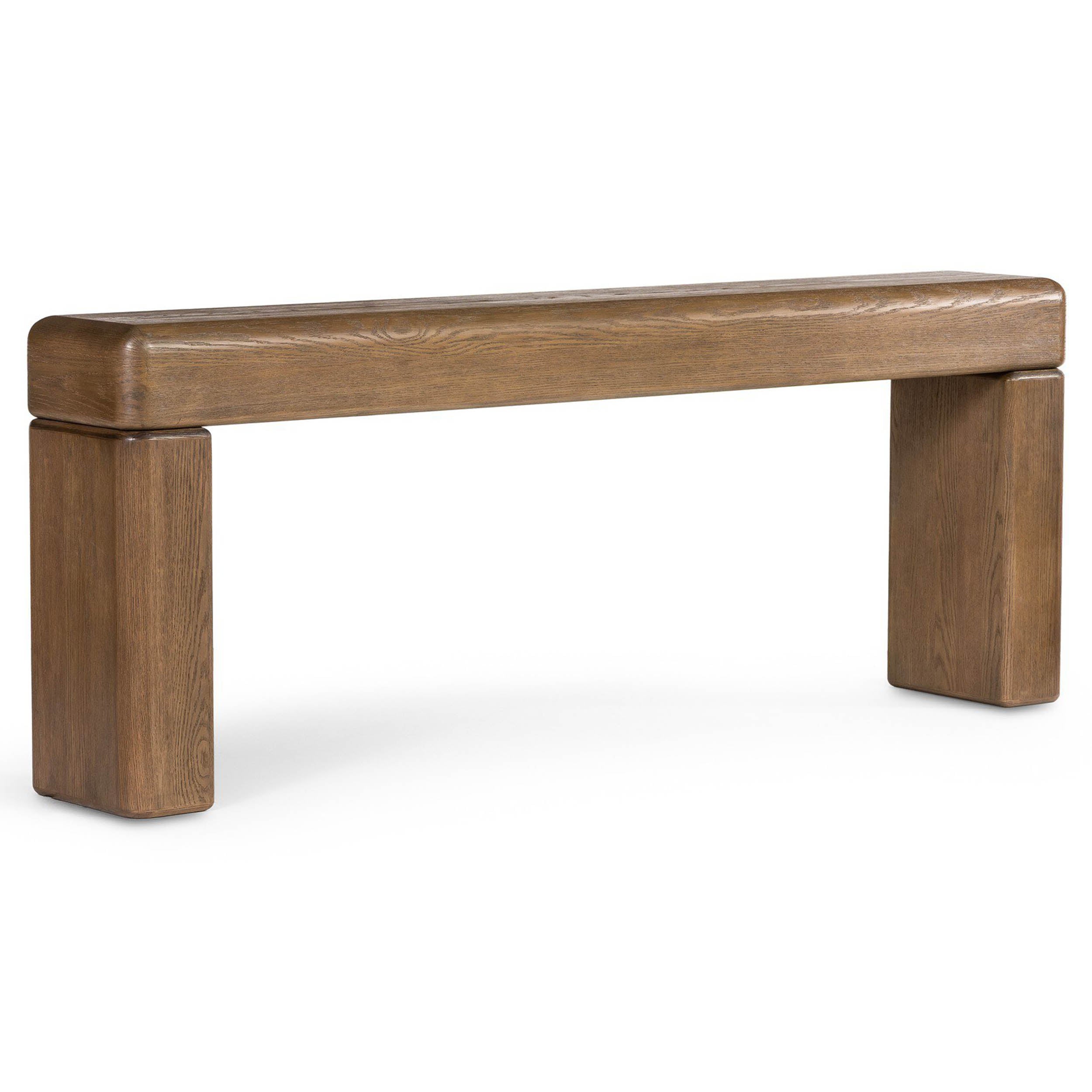 Eva Console Table, Drifted Oak Veneer