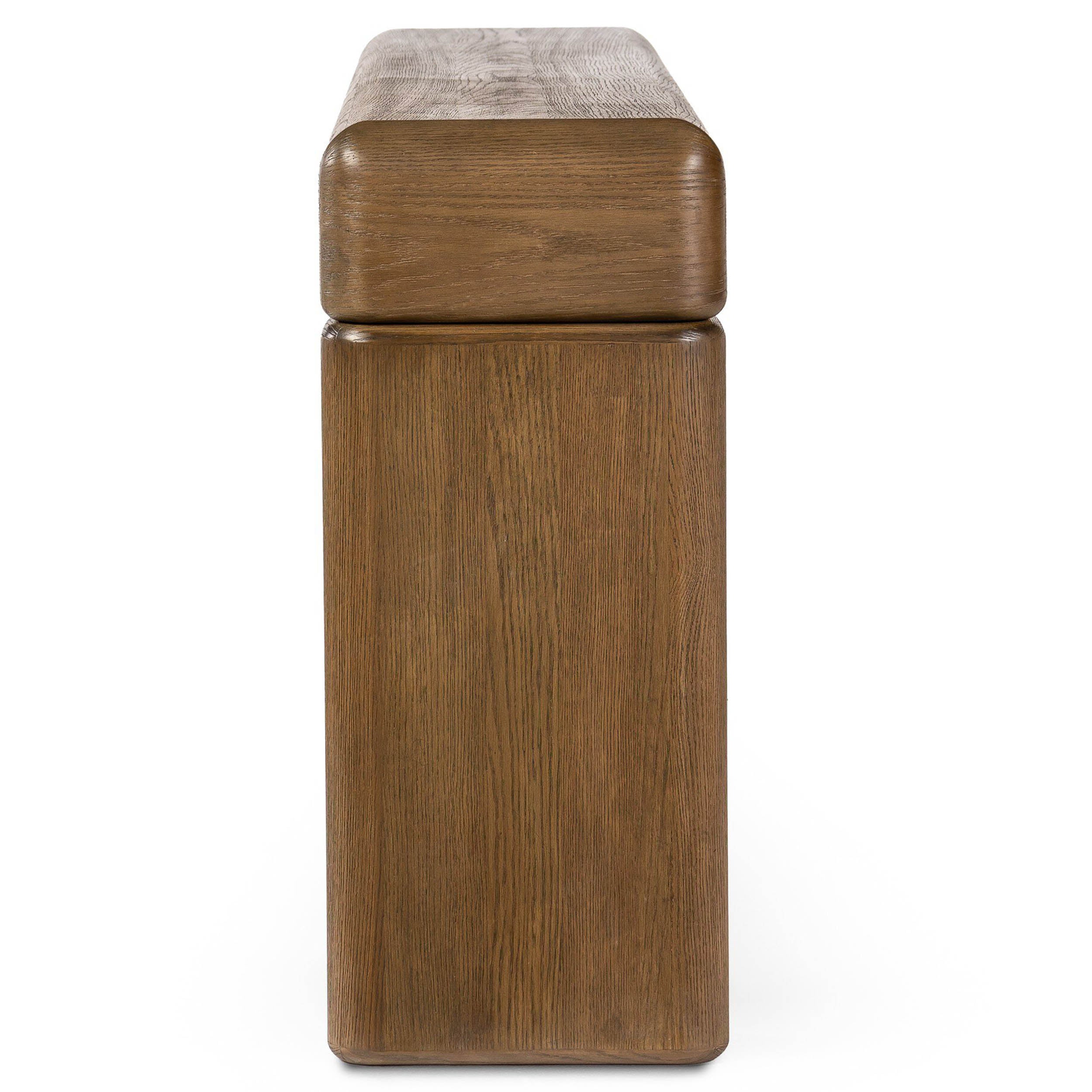 Eva Console Table, Drifted Oak Veneer