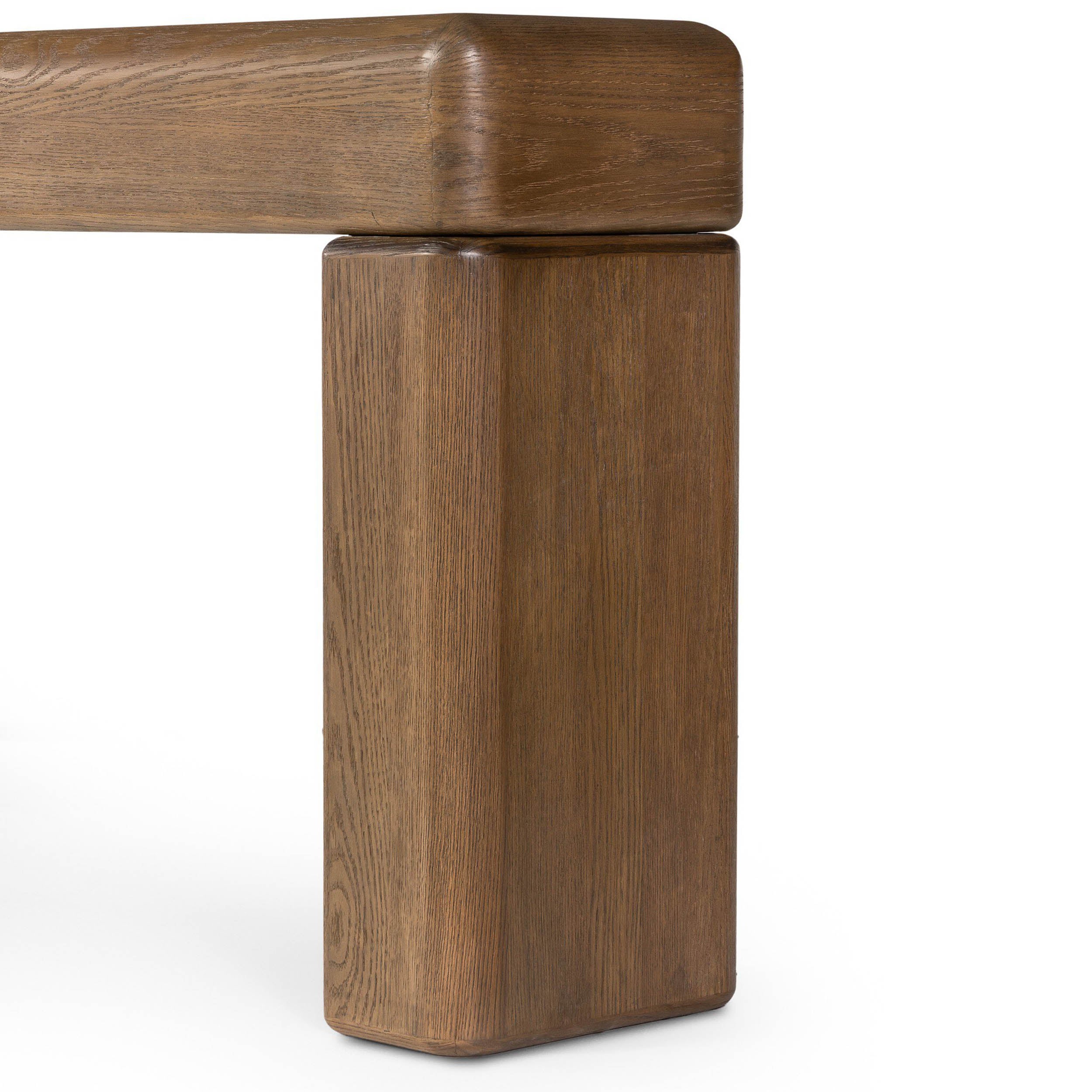 Eva Console Table, Drifted Oak Veneer