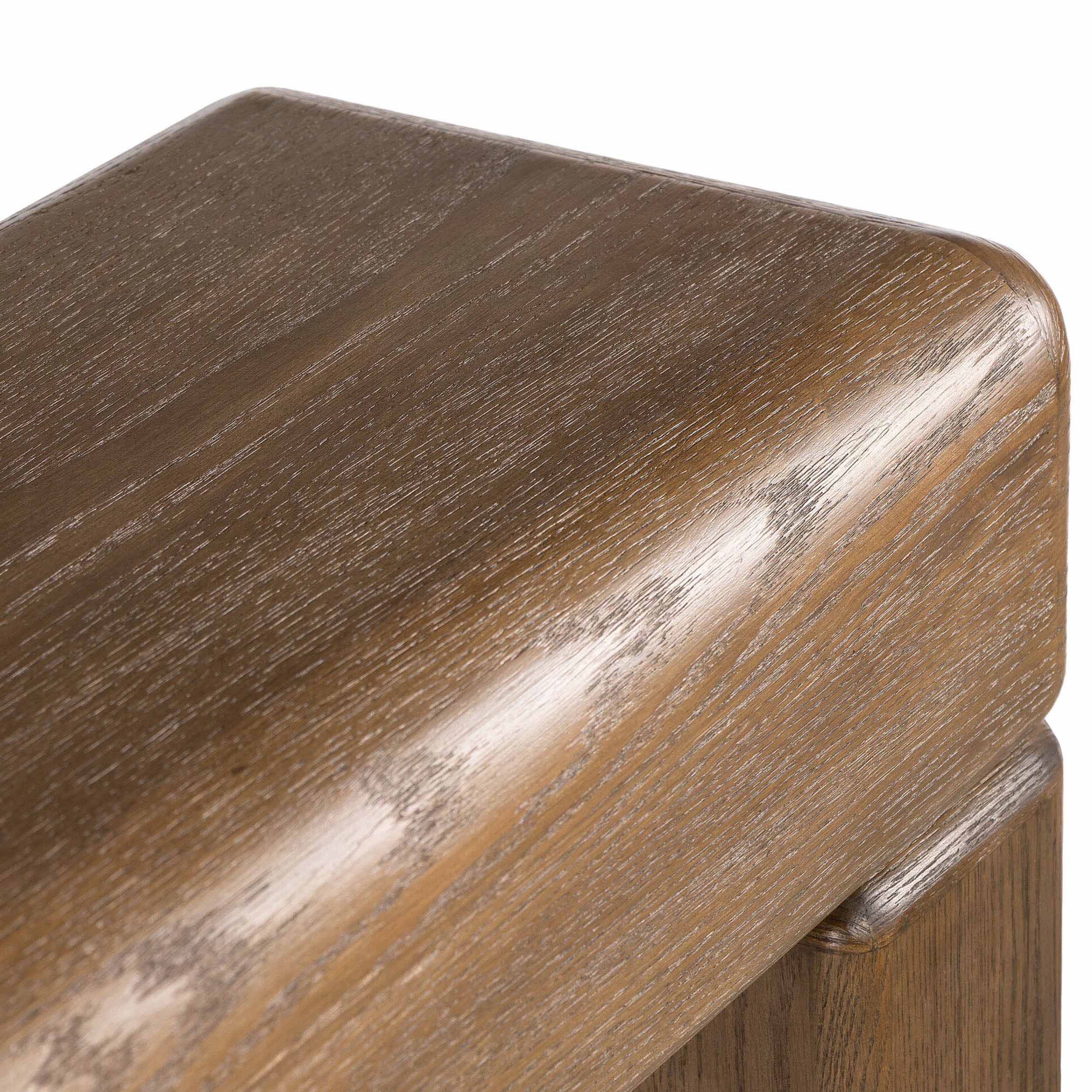 Eva Console Table, Drifted Oak Veneer