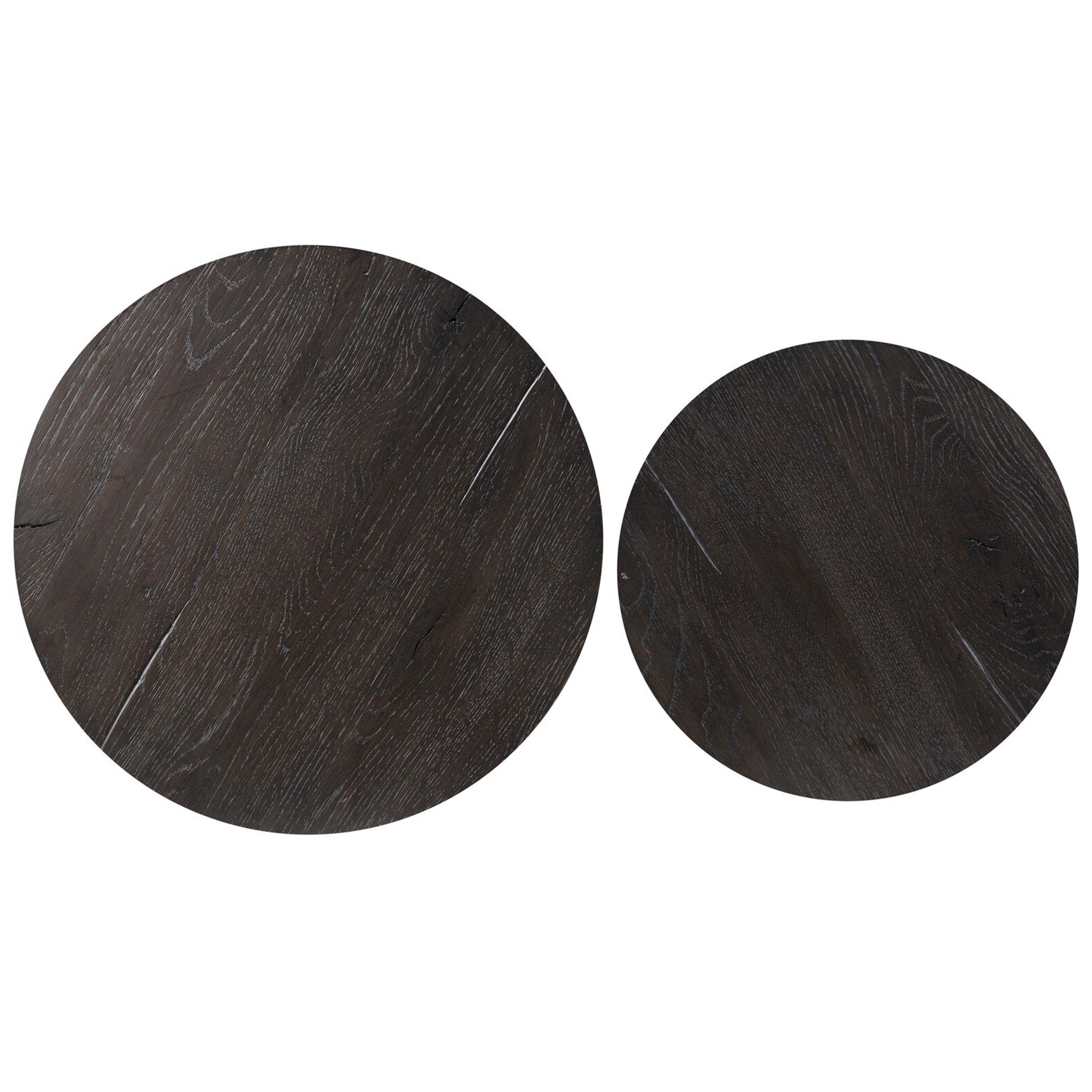 Cooper Nesting End Tables, Smoked Black
