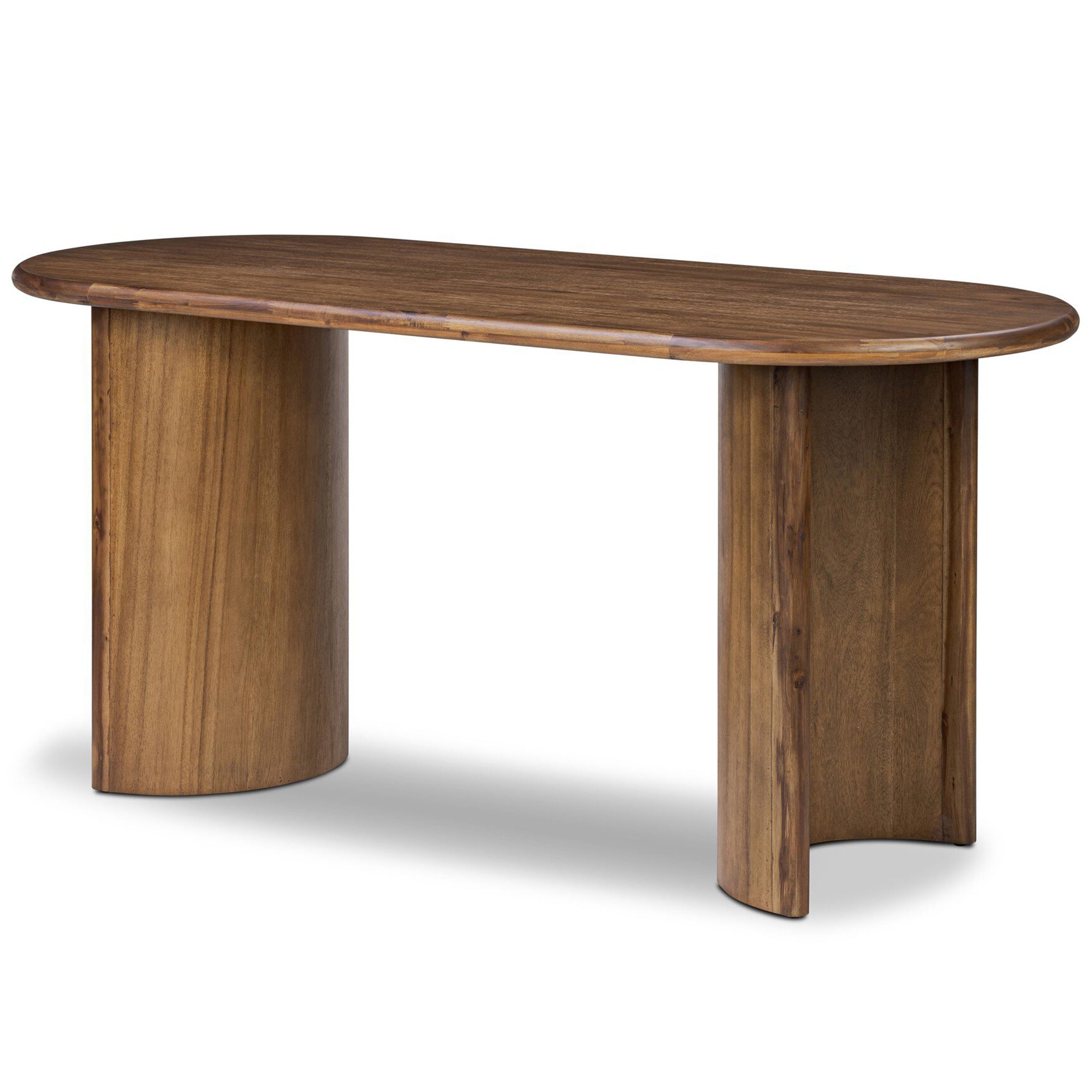Paden Desk, Seasoned Brown Acacia