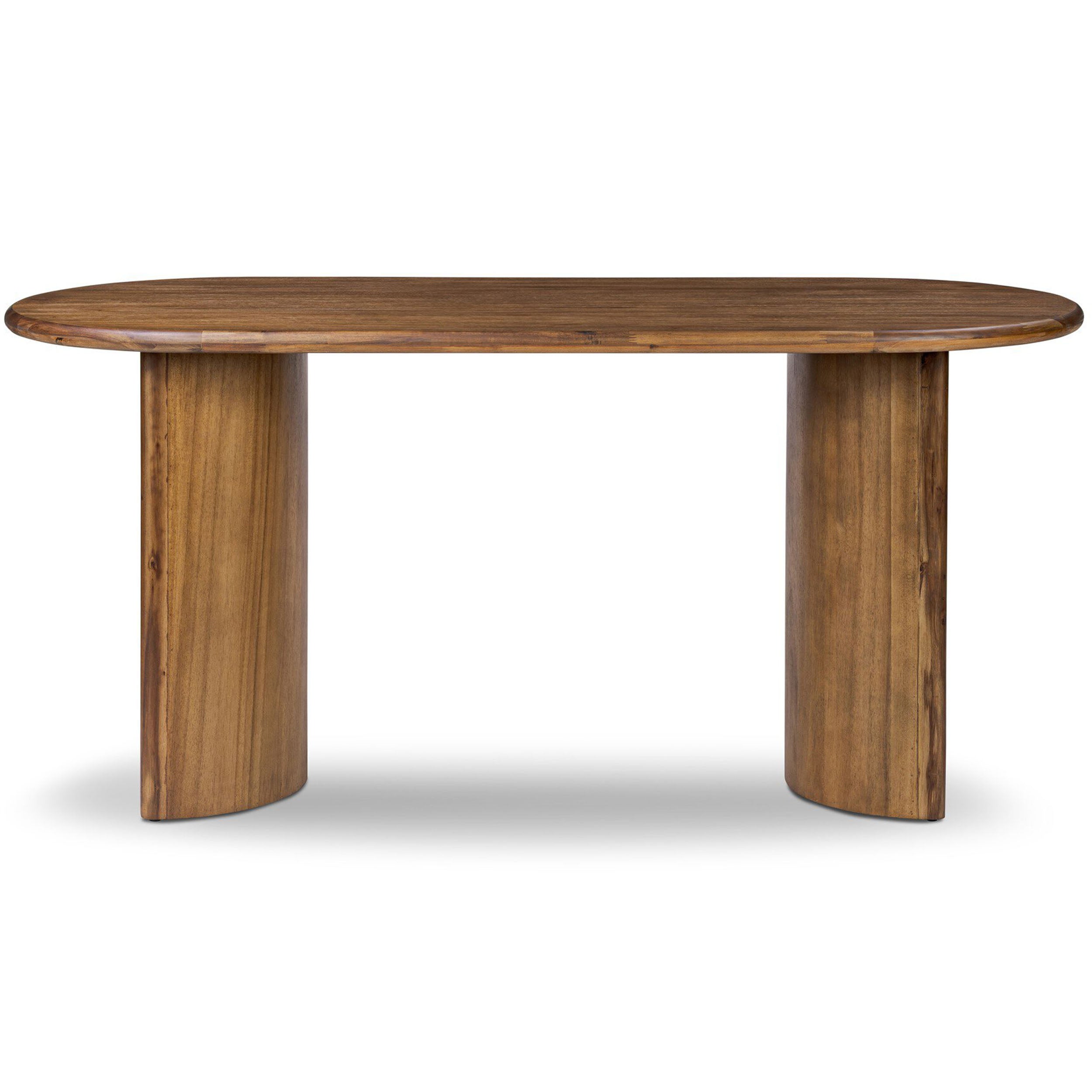 Paden Desk, Seasoned Brown Acacia