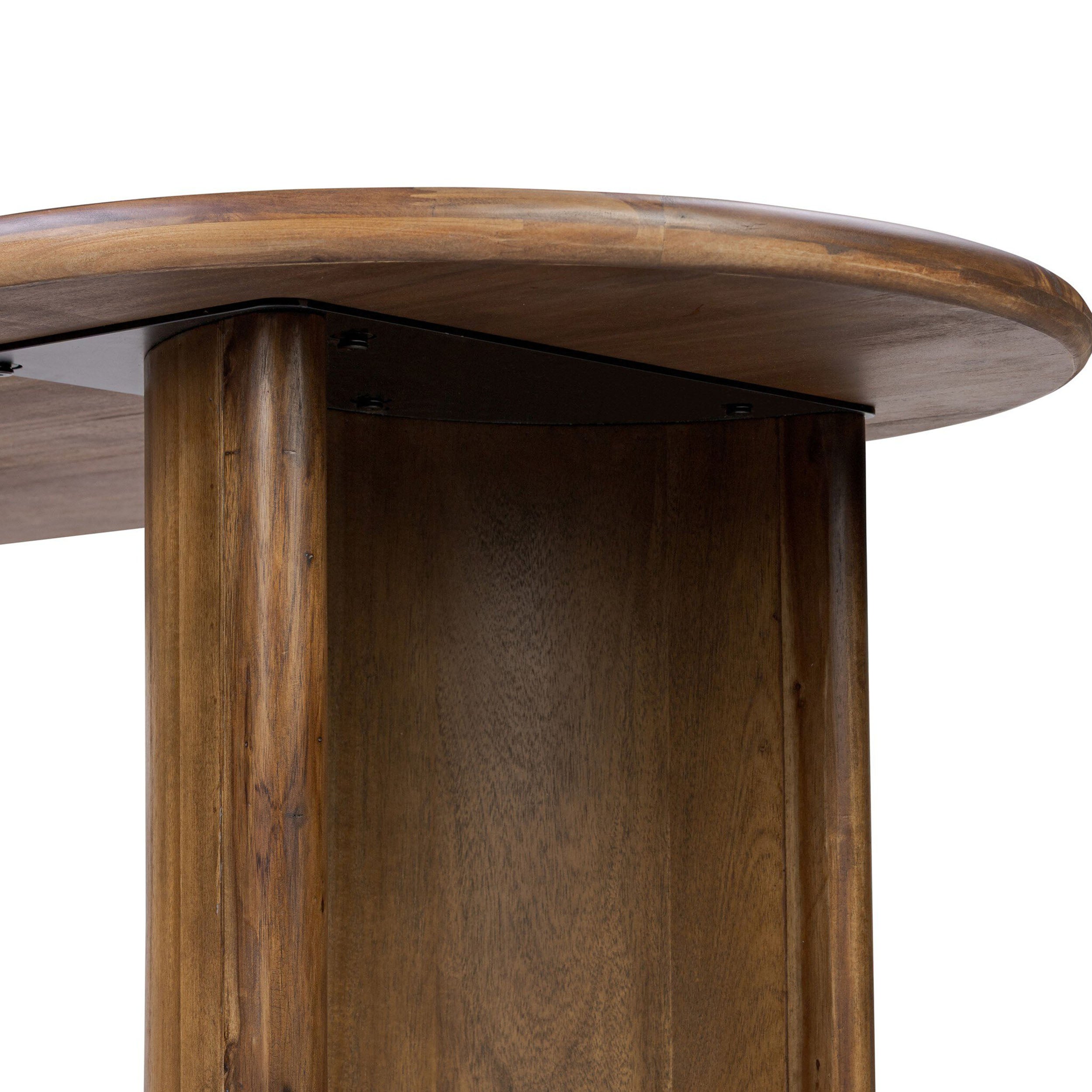 Paden Desk, Seasoned Brown Acacia