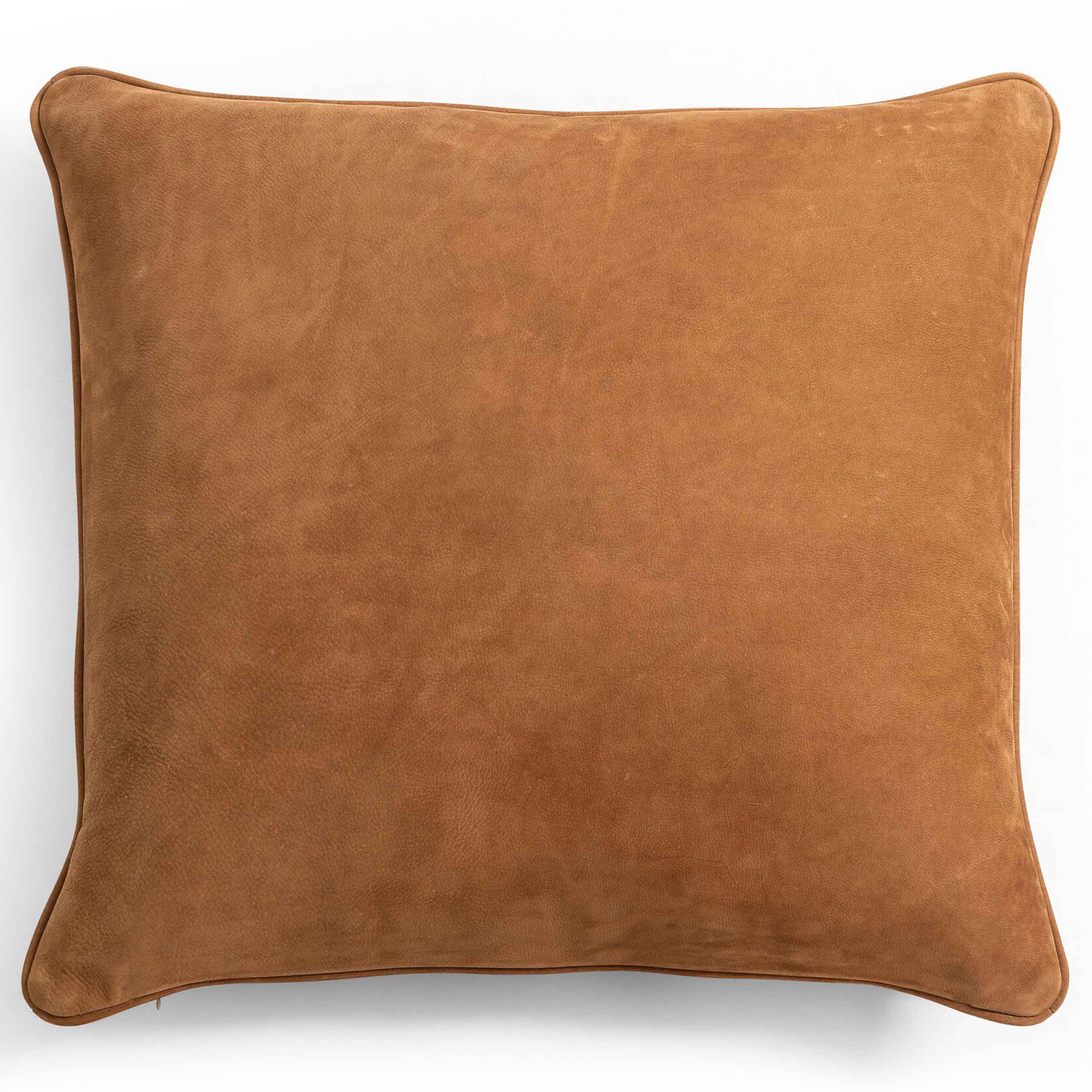 Olsen Pillow, Nubuck Cognac, Cover + Insert