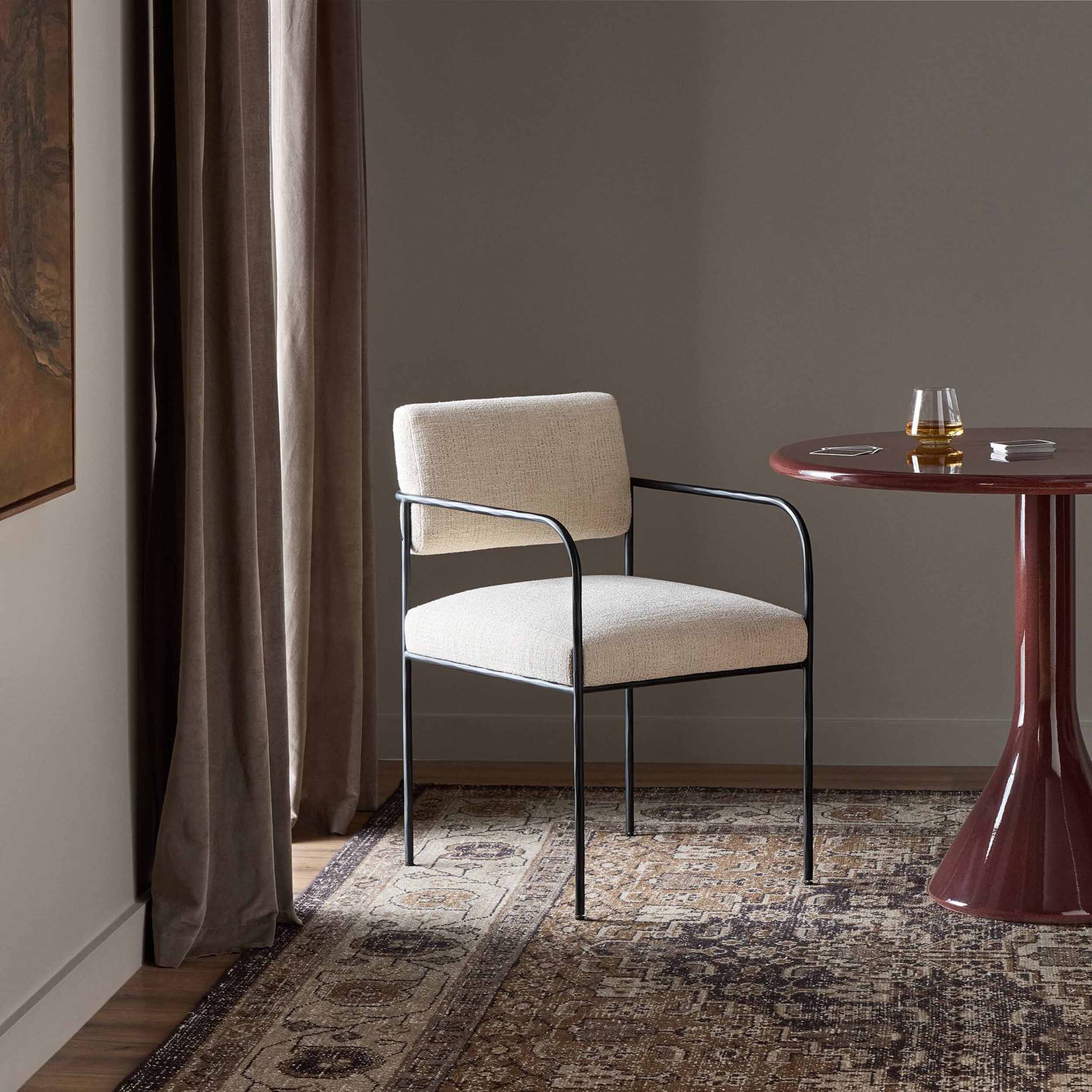 Fenn Dining Chair, Hampton Cream
