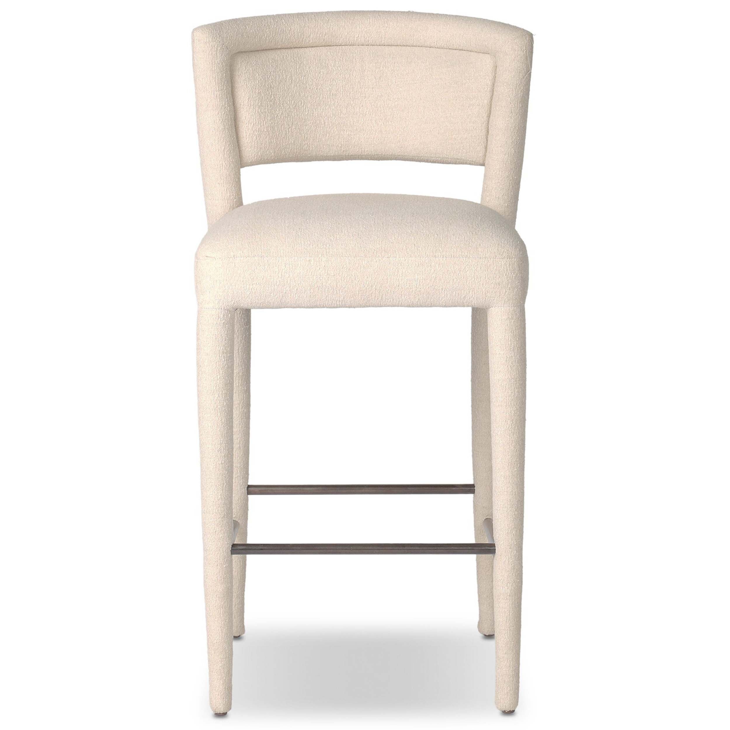 Beverly Bar + Counter Stool, Crypton Wayfarer Snow