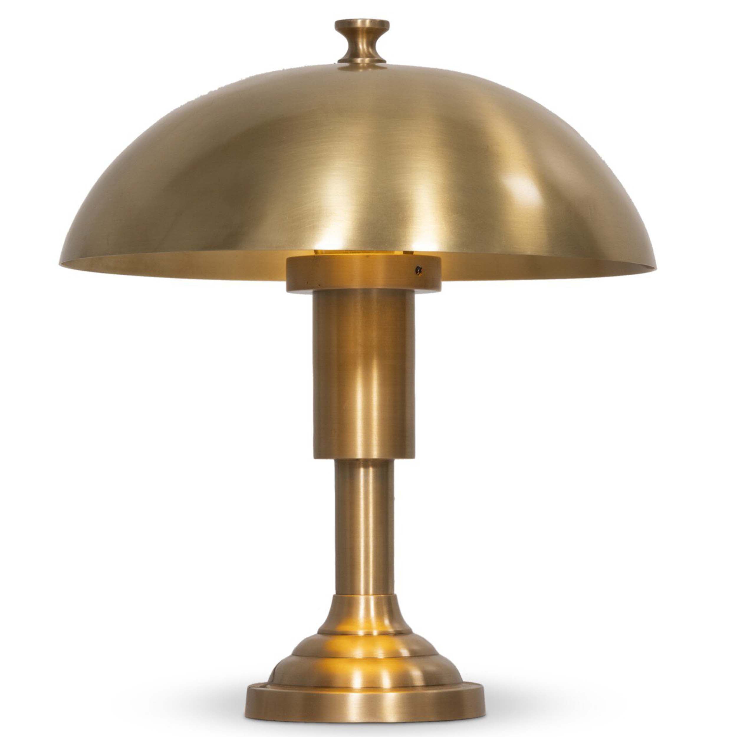 Trieste Table Lamp, Raw Brass