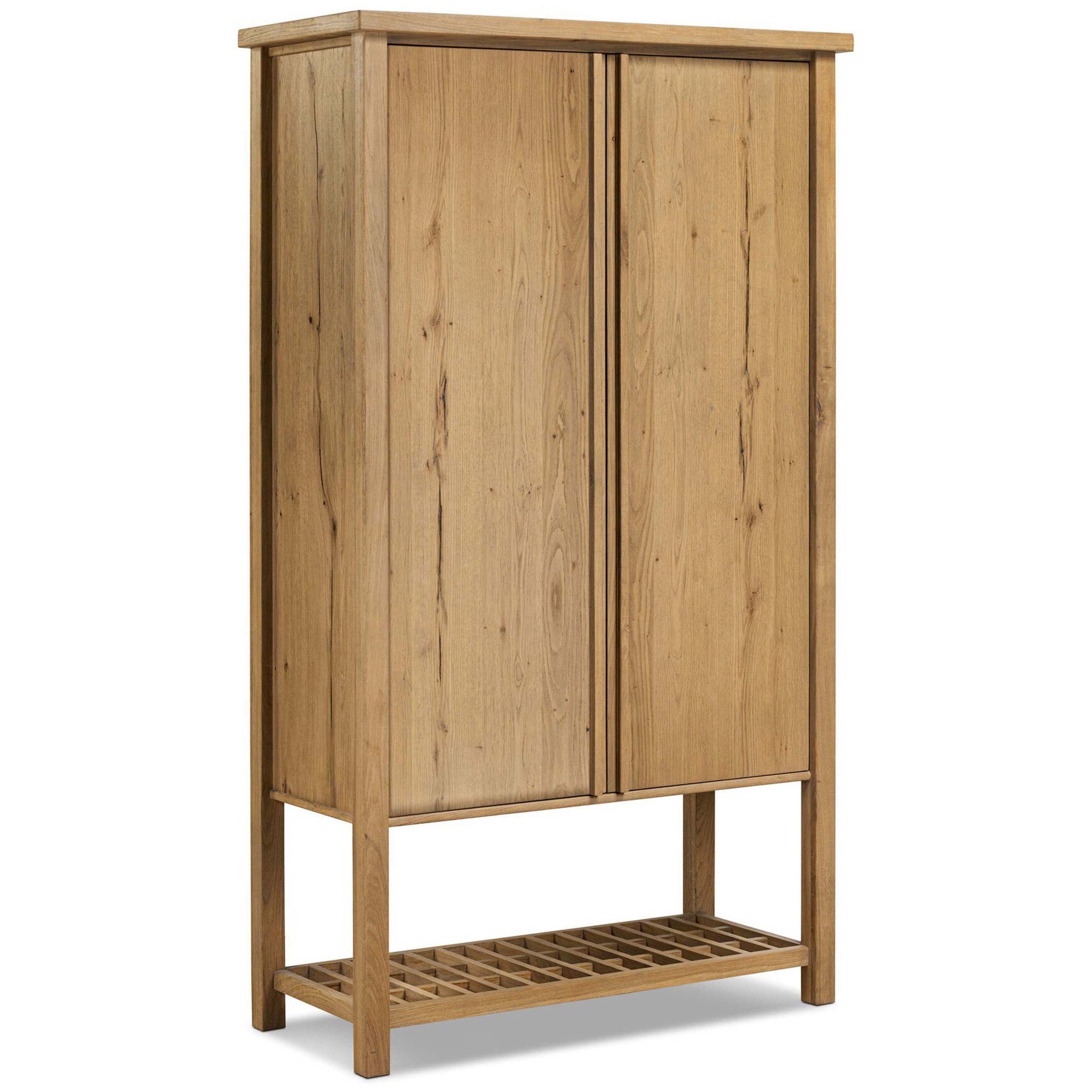 Dalton Cabinet, Aged Natural Oak Veneer