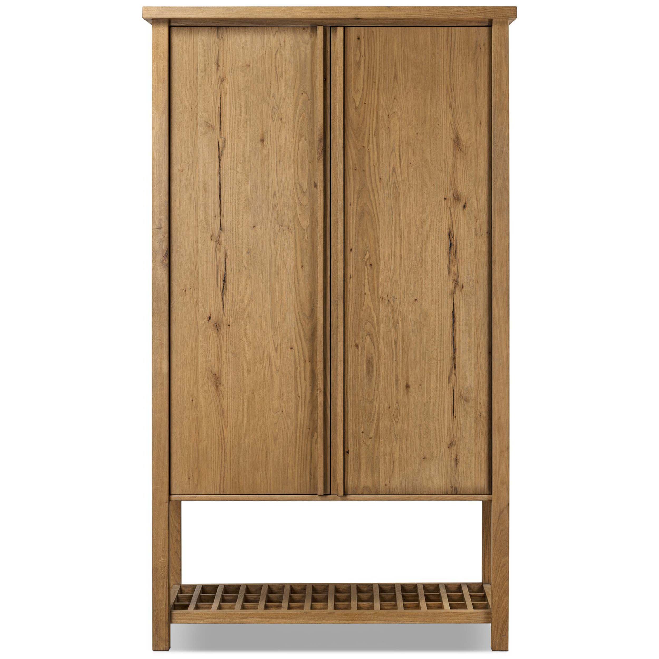 Dalton Cabinet, Aged Natural Oak Veneer