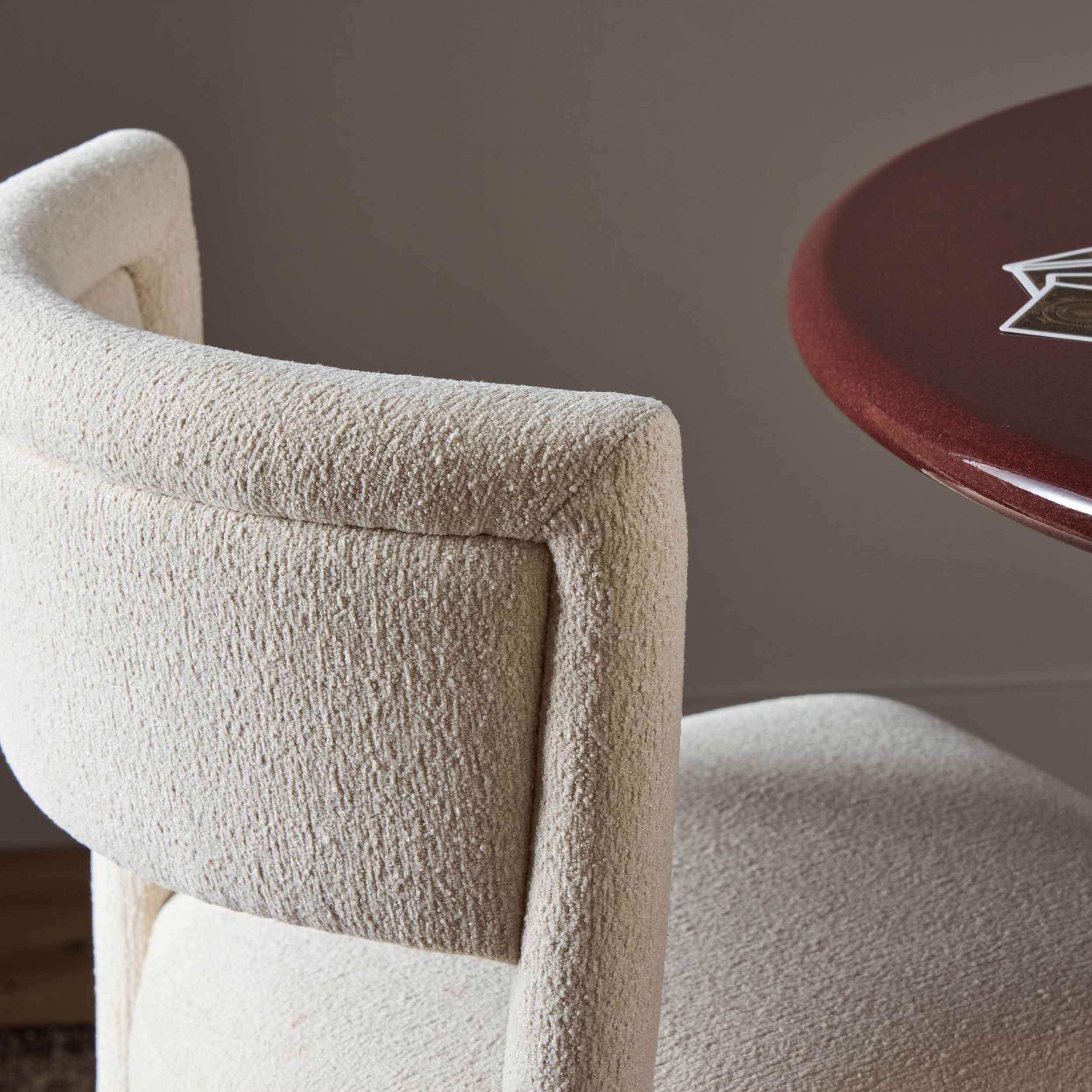 Beverly Dining Chair, Crypton Wayfarer Snow