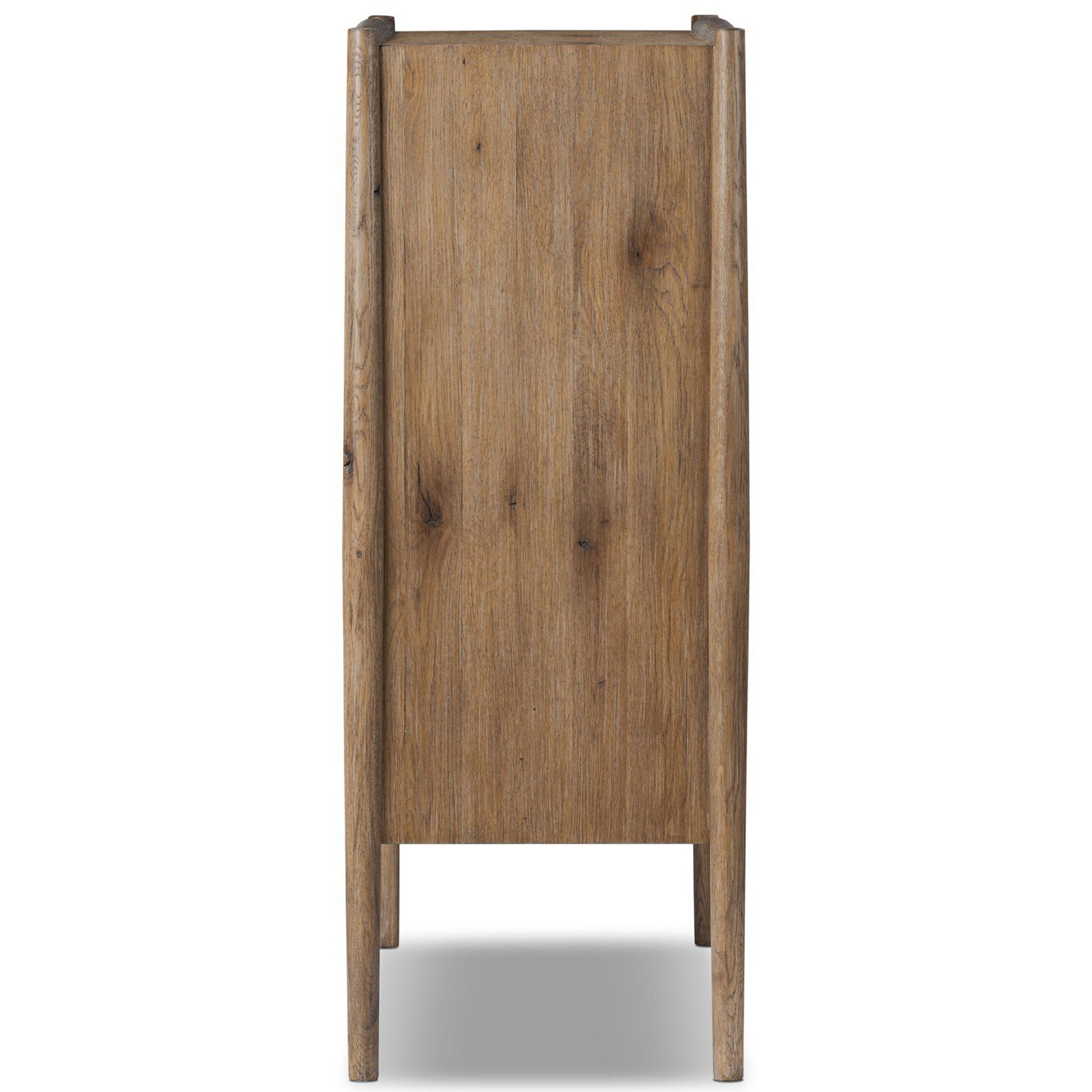 Glenview Bar Cabinet, Weathered Oak