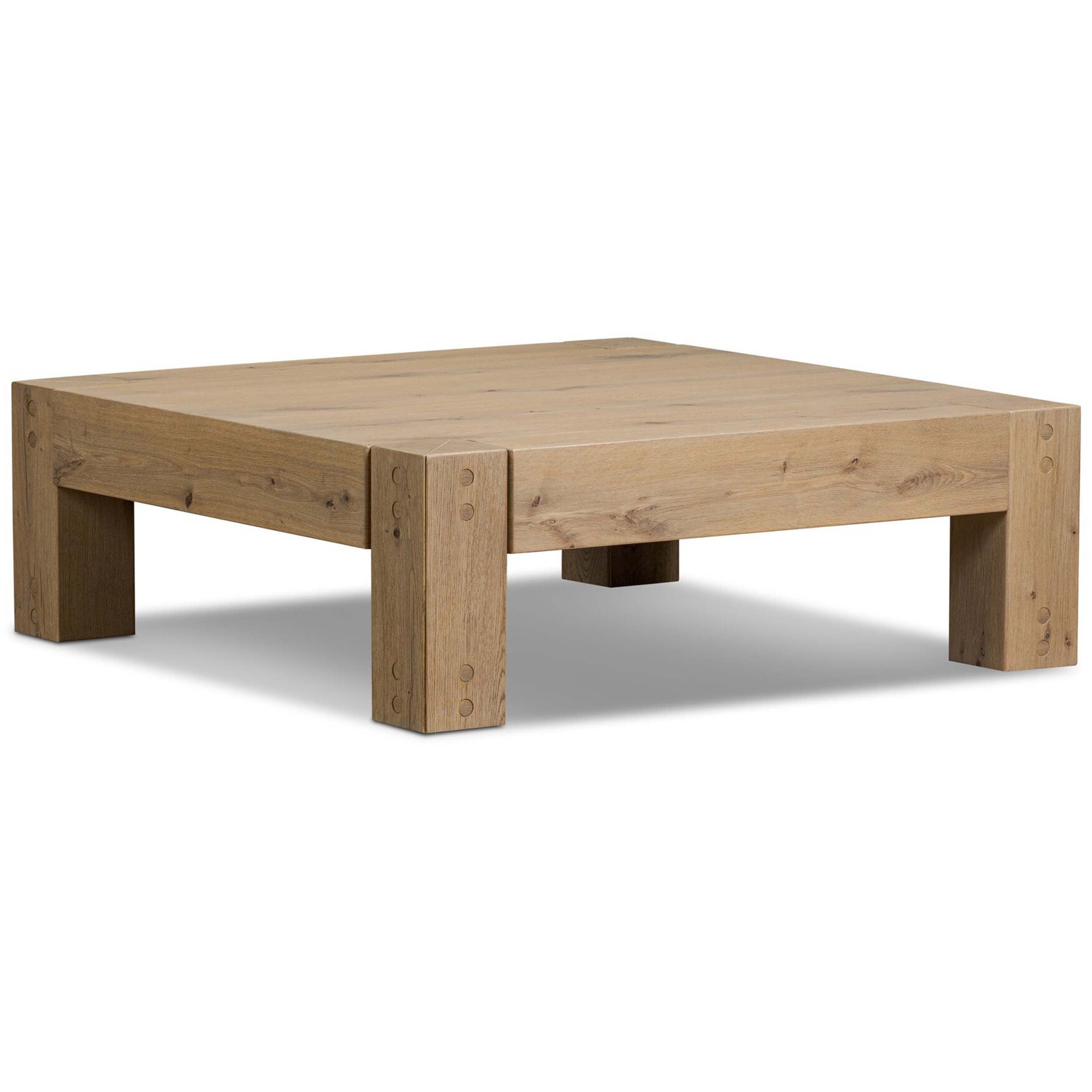 Emmer Coffee Table, Aged Smoked Oak