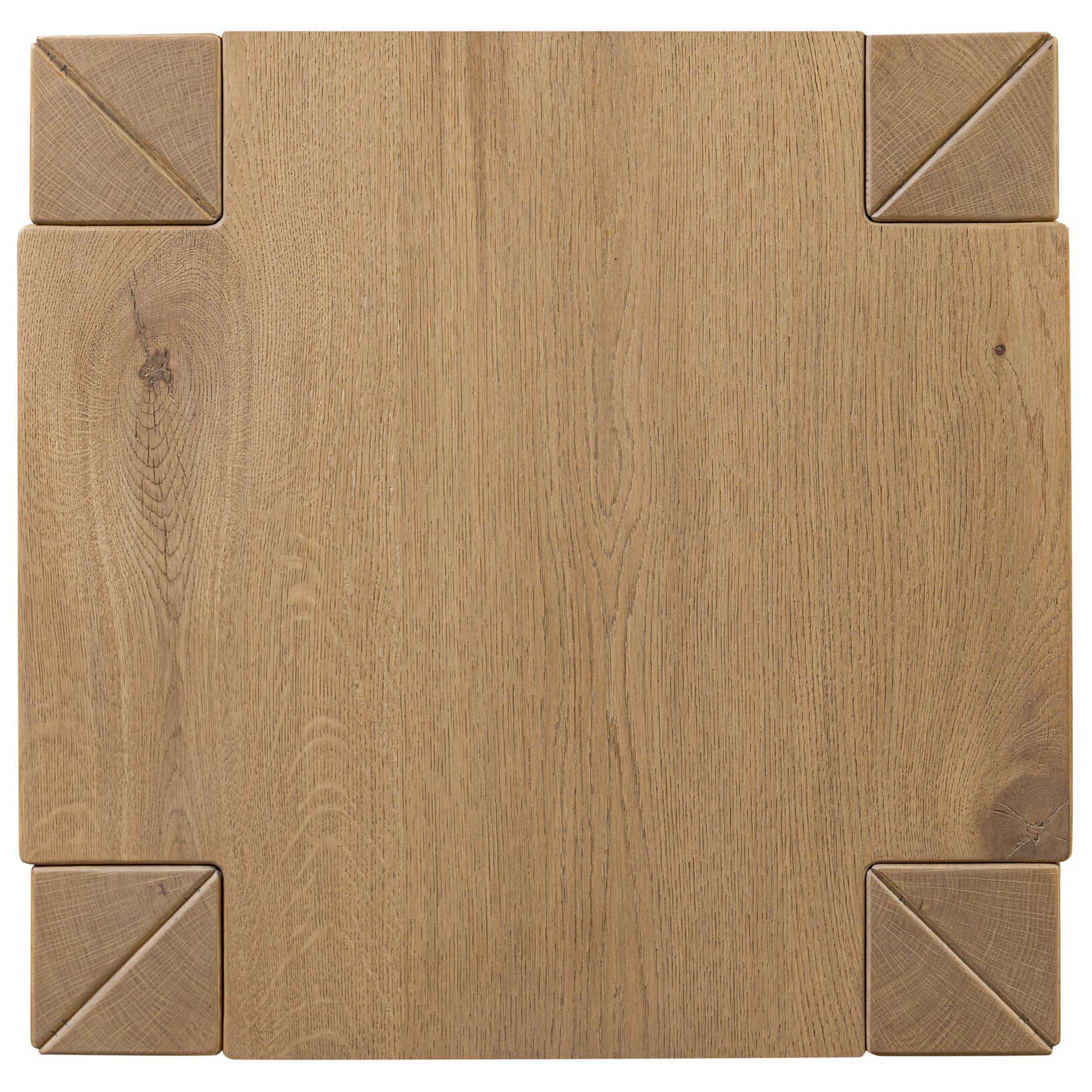 Emmer End Table, Aged Smoked Oak