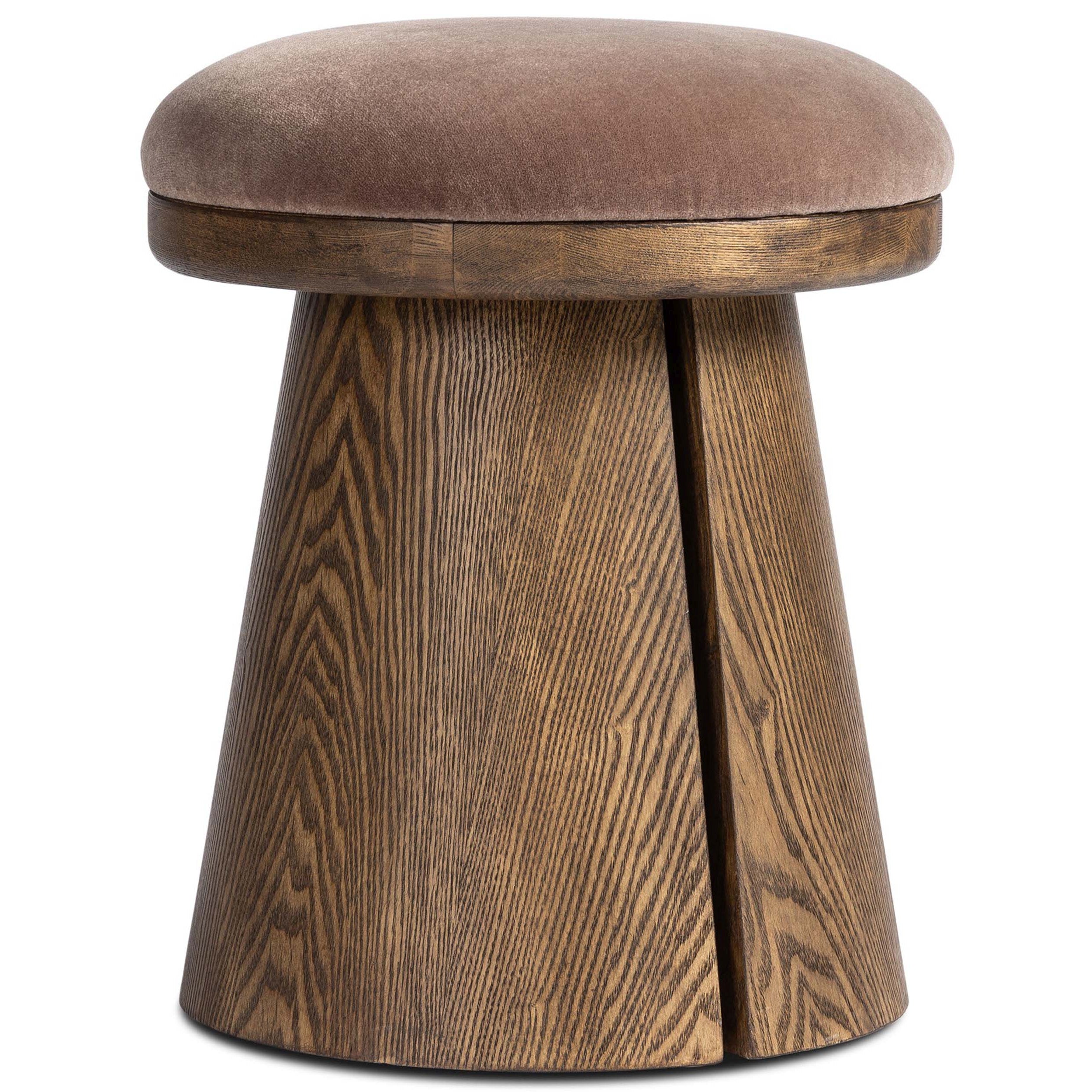 Bea Accent Stool, Monte Mushroom