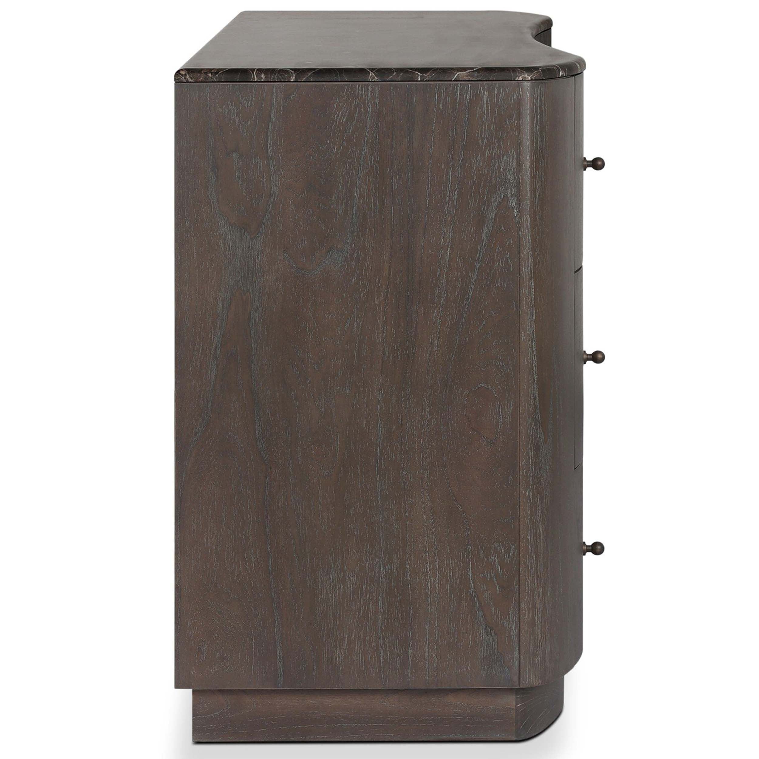 Boa 6 Drawer Dresser, Espresso Mindi Veneer