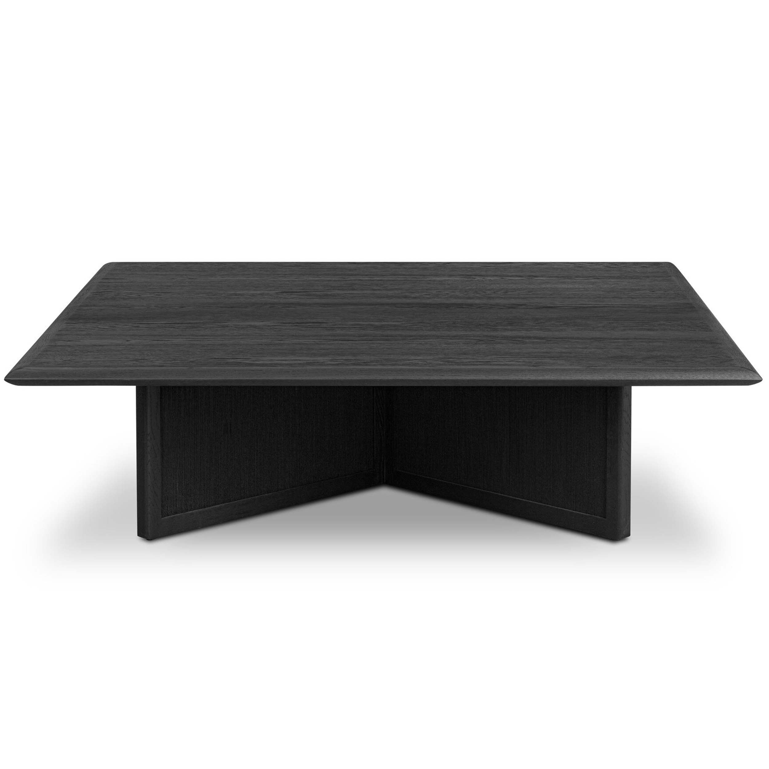 Rosenell Square Coffee Table, Black Oak Veneer